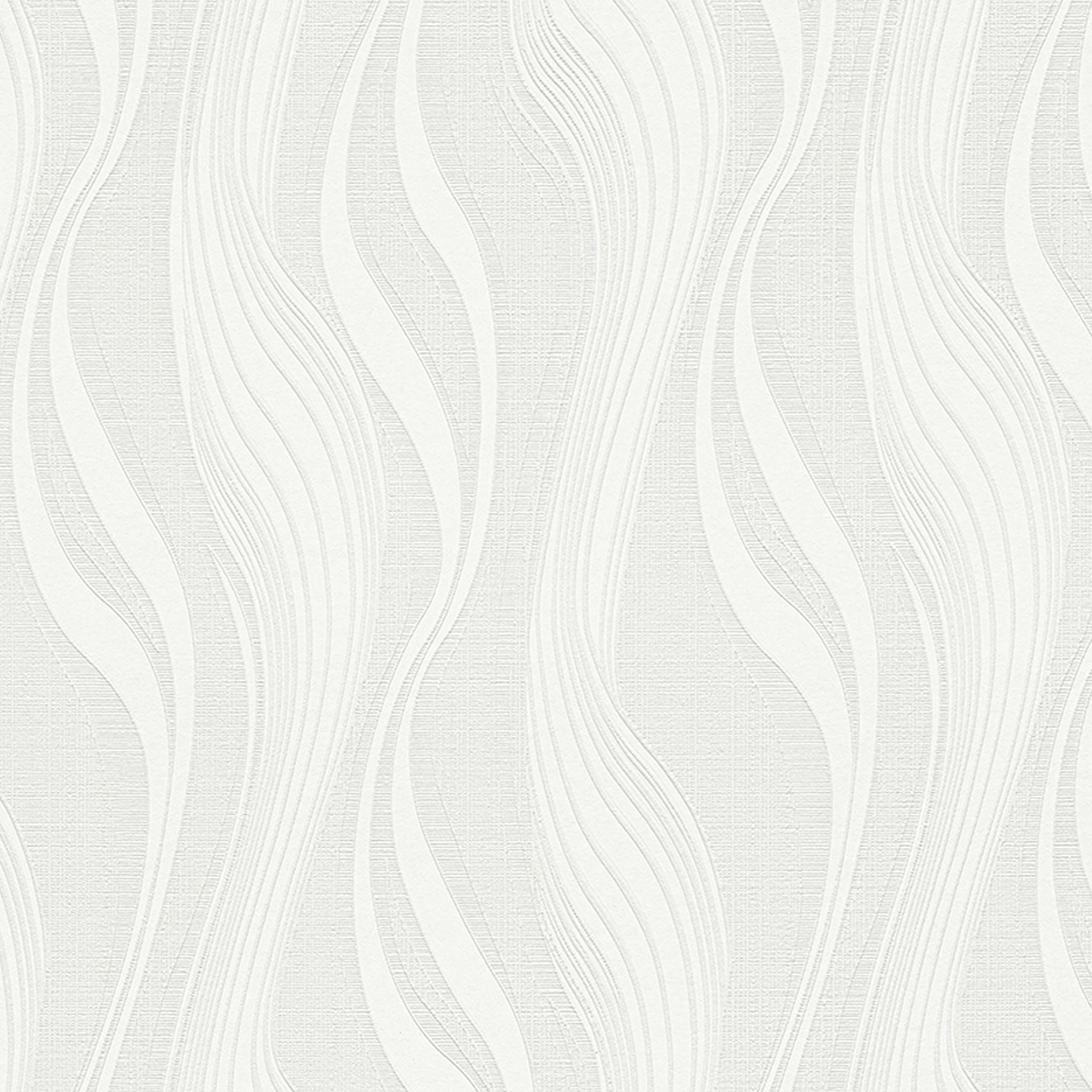 A.S. Creation | Simply White 4 | 247919 | Vliestapete | Einfarbig | 0.53 x 10.05 m | Weiß