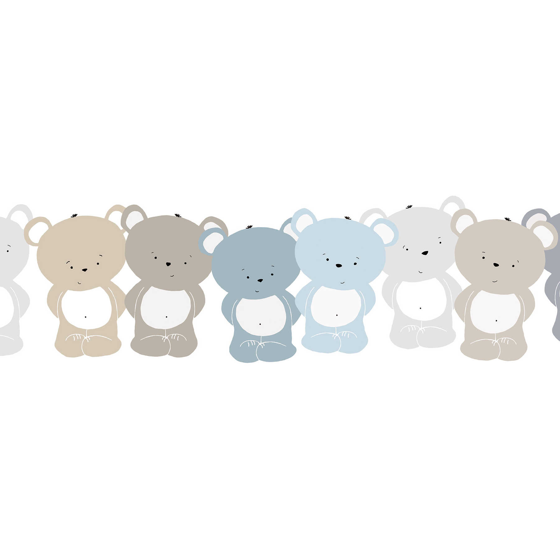A.S. Creation | Lovely Kids | 403738 | Bordüre | Kinderzimmer | 5 x 0.155 m | Blau