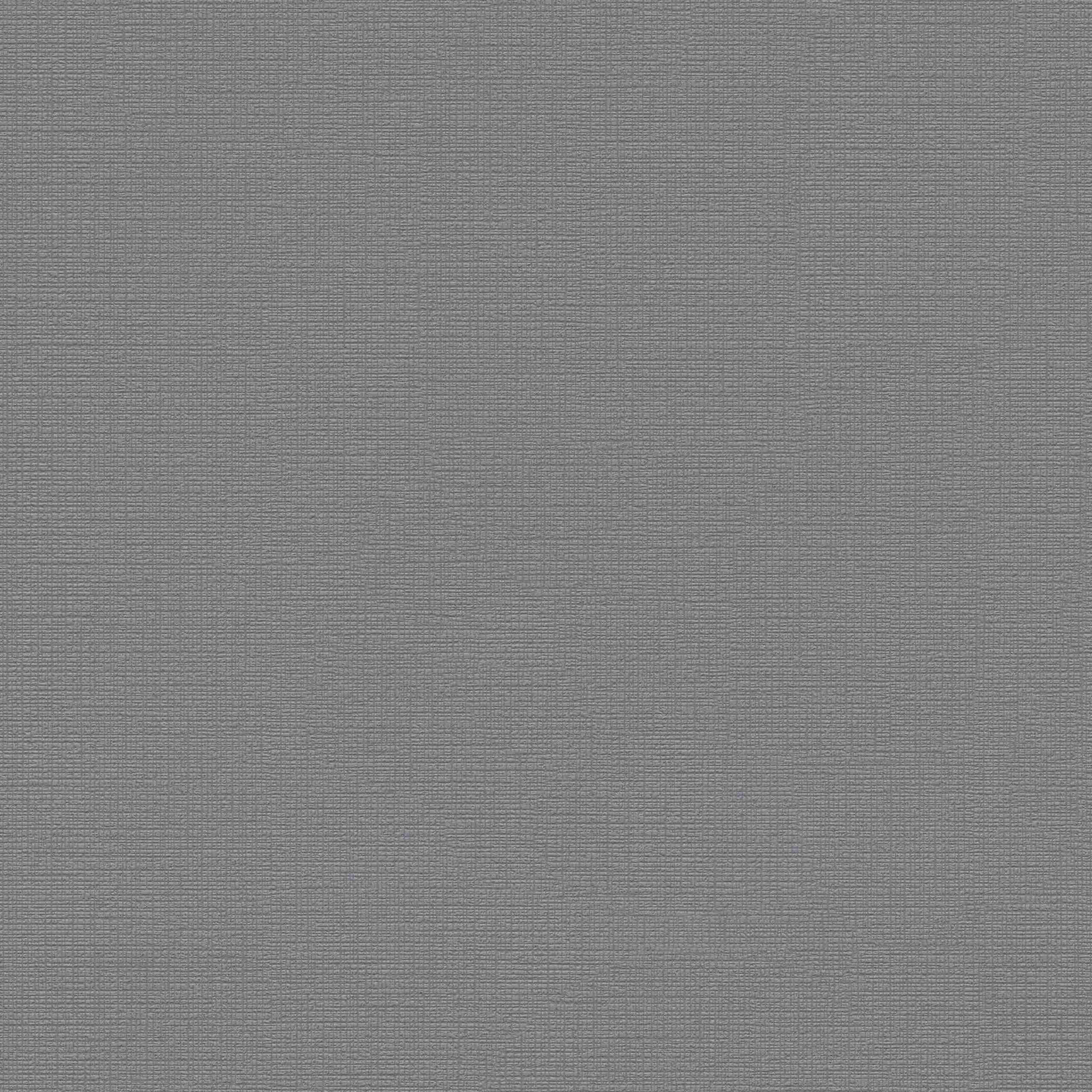 A.S. Creation | Happy Spring | 347724 | Vliestapete | Einfarbig | Uni | 0.53 x 10.05 m | Grau