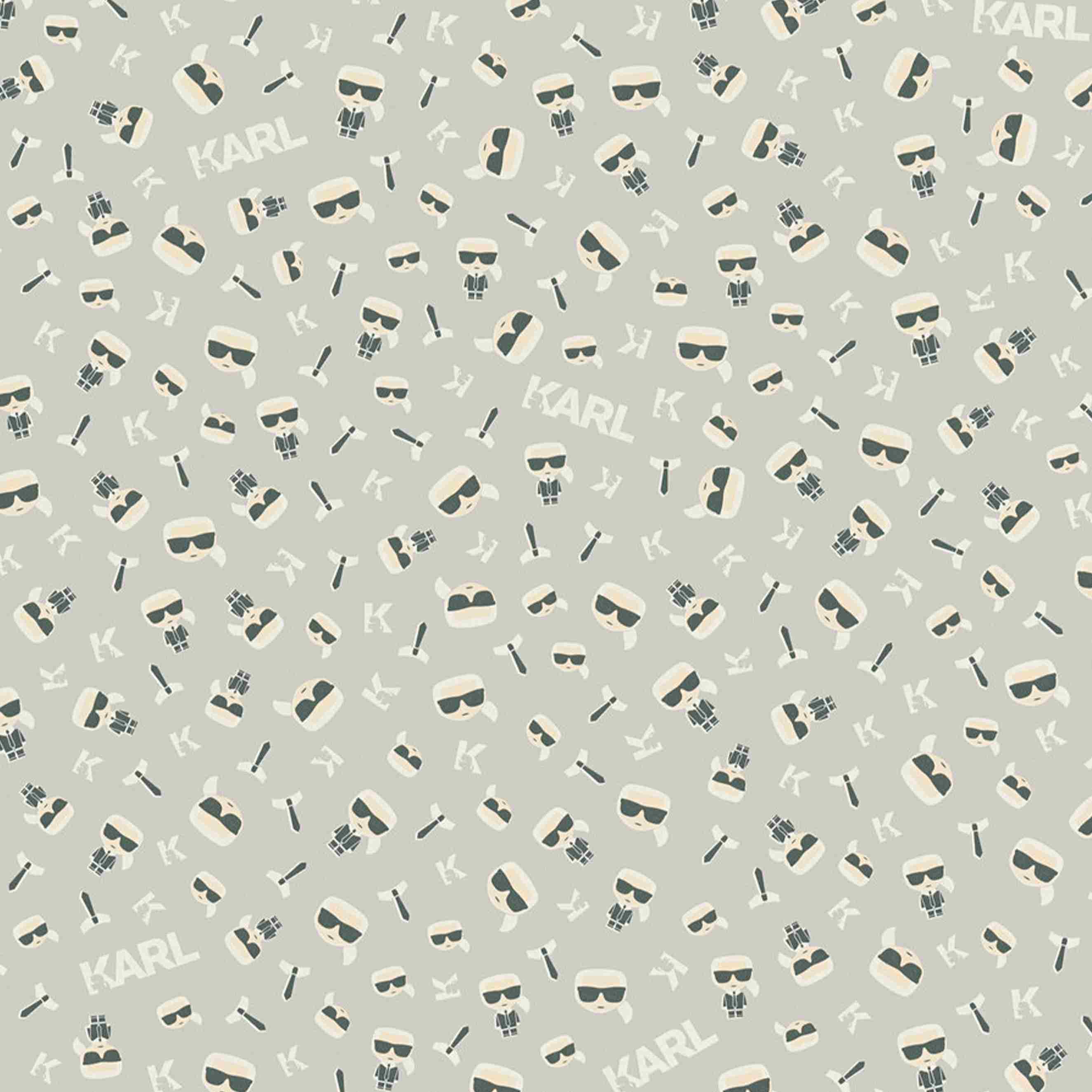 A.S. Creation | Karl Lagerfeld | 378433 | Vliestapete | 3D Optik | 0.53 x 10.05 m | Beige