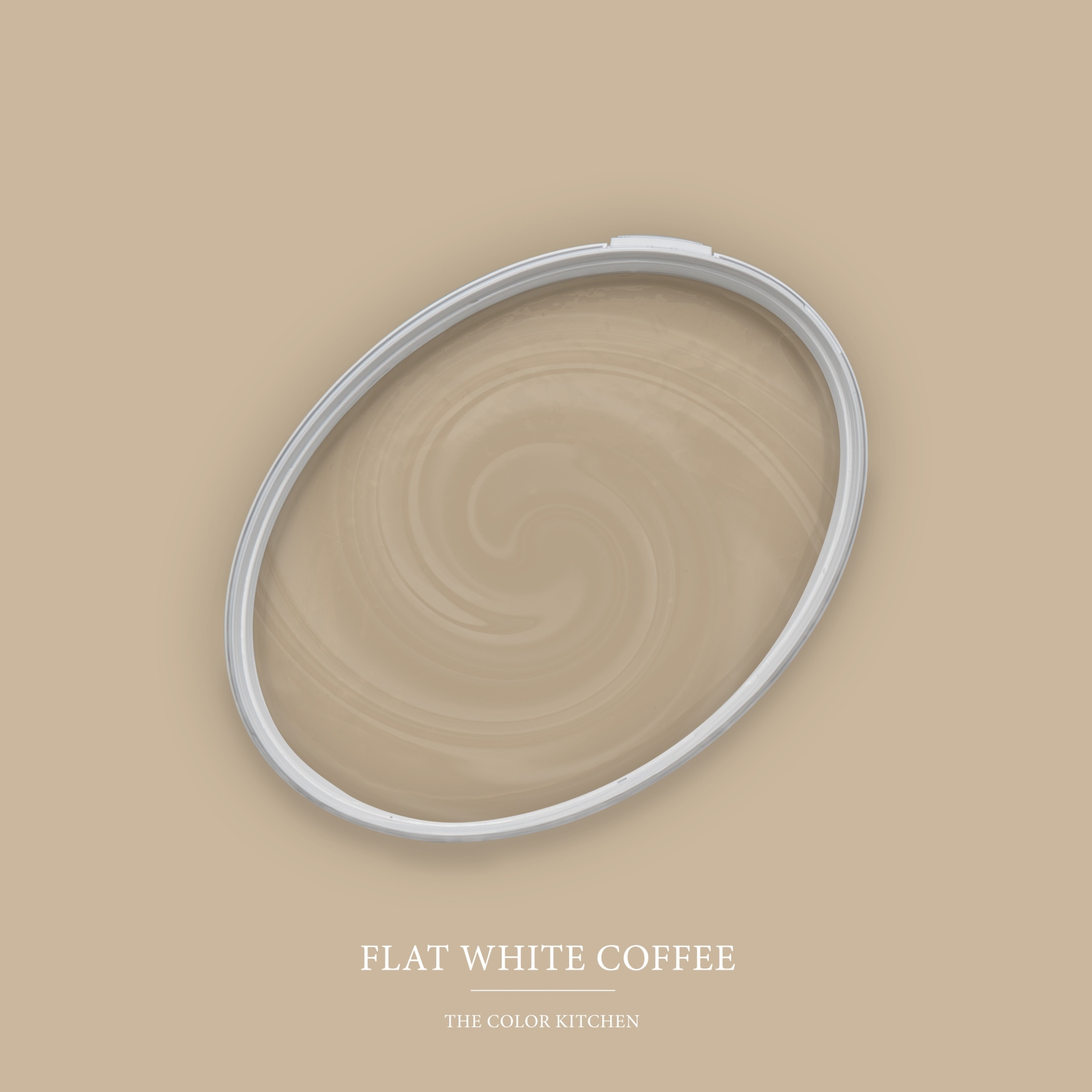 Wandfarbe Beige matt | The Color Kitchen Flat White Coffee | Exklusive Innendispersion