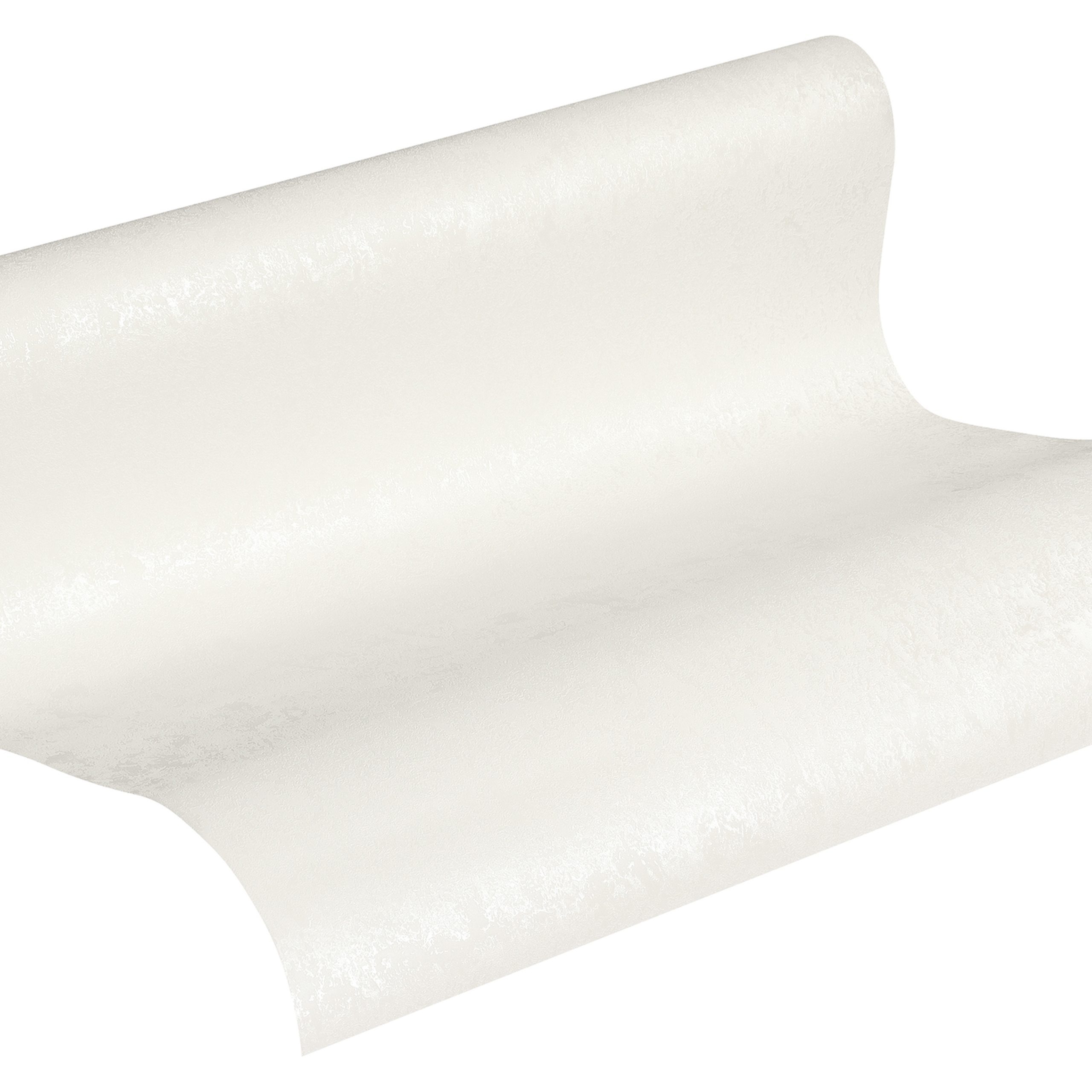 A.S. Creation | Romantico | 304231 | Vliestapete | Einfarbig | Uni | 0.53 x 10.05 m | Creme