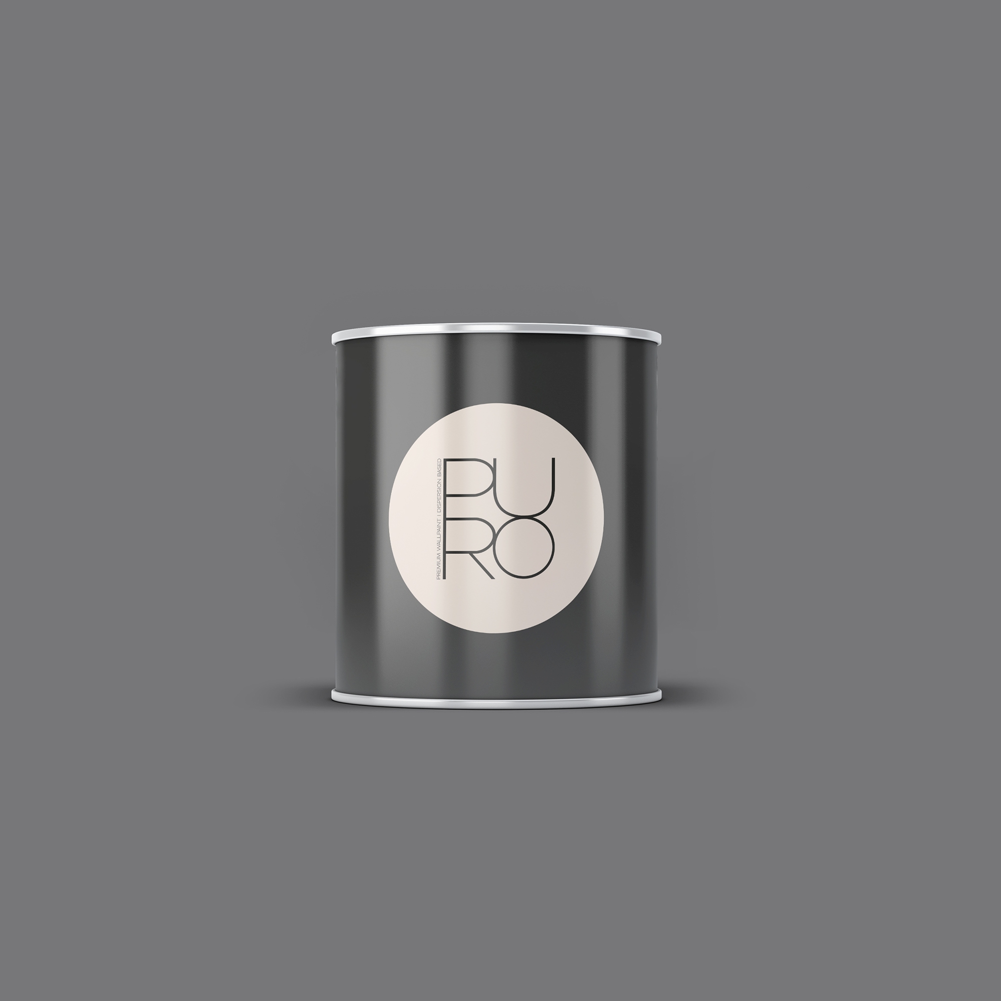 Wandfarbe Grau | PURO Polar Grey | Exklusive Innendispersion Hohe Farbintensität