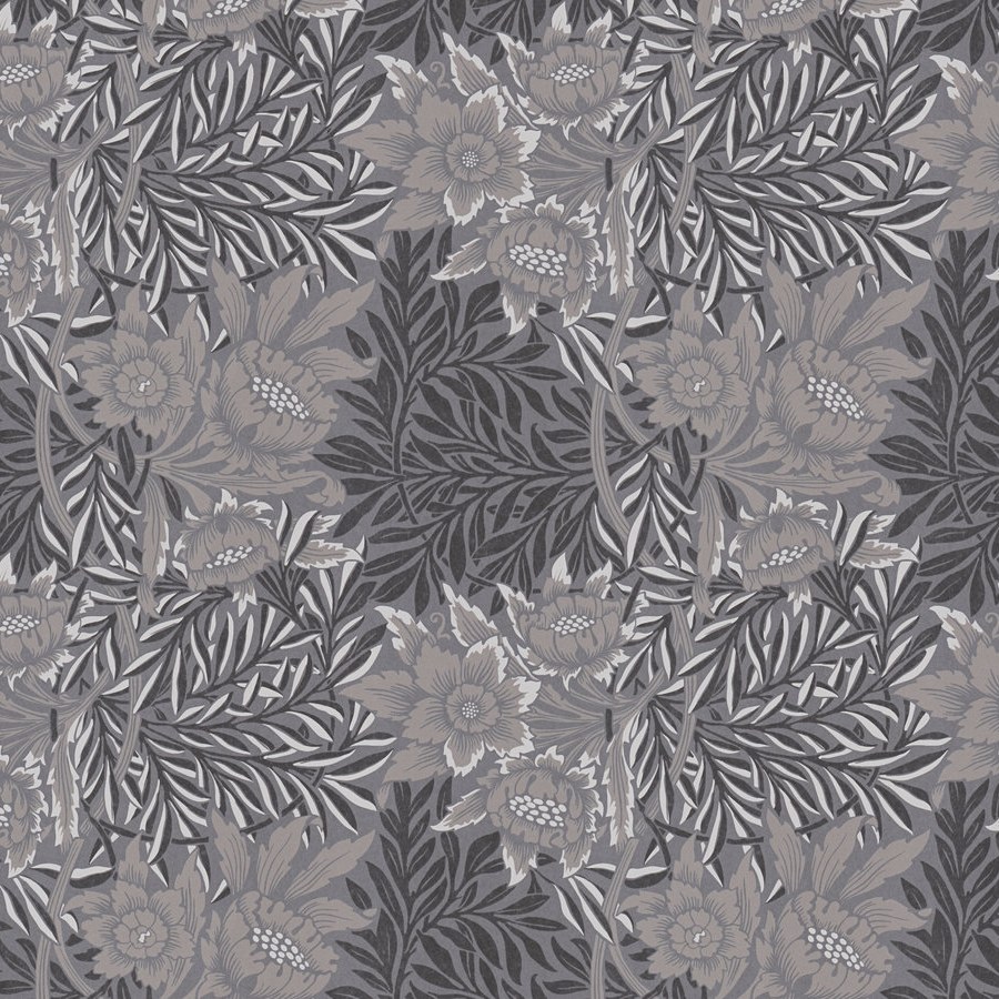 A.S. Creation | Art of Eden | 390585 | Vliestapete | Blumenoptik | 10.05 x 0.53 m | Grau