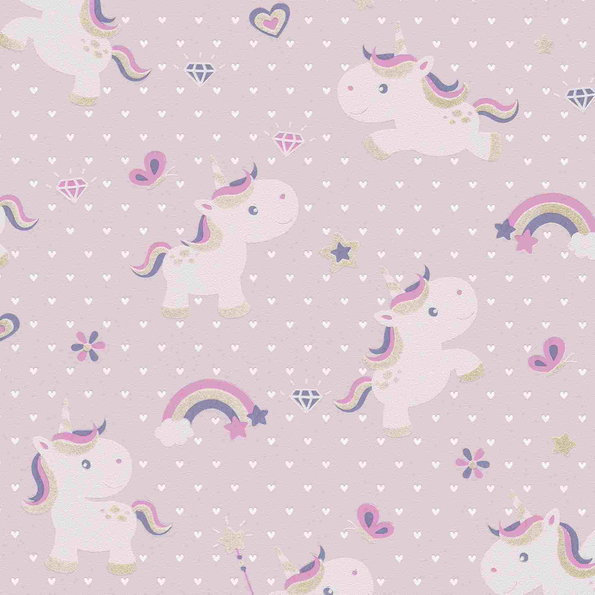 Erismann | Auswahl | 13622-10 | Vliestapete | Kinderzimmer | 0.53 x 10.05 m | Pink