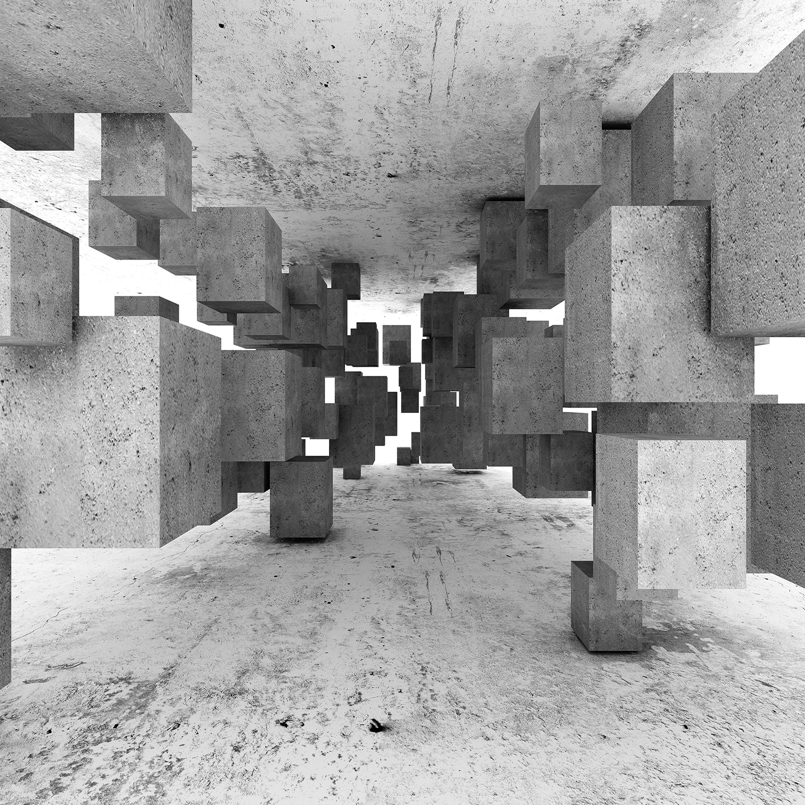 A.S. Creation | Designwalls | DD118742 | Fototapete | Vlies | 350 x 255 cm | Stein & Beton | Grau 