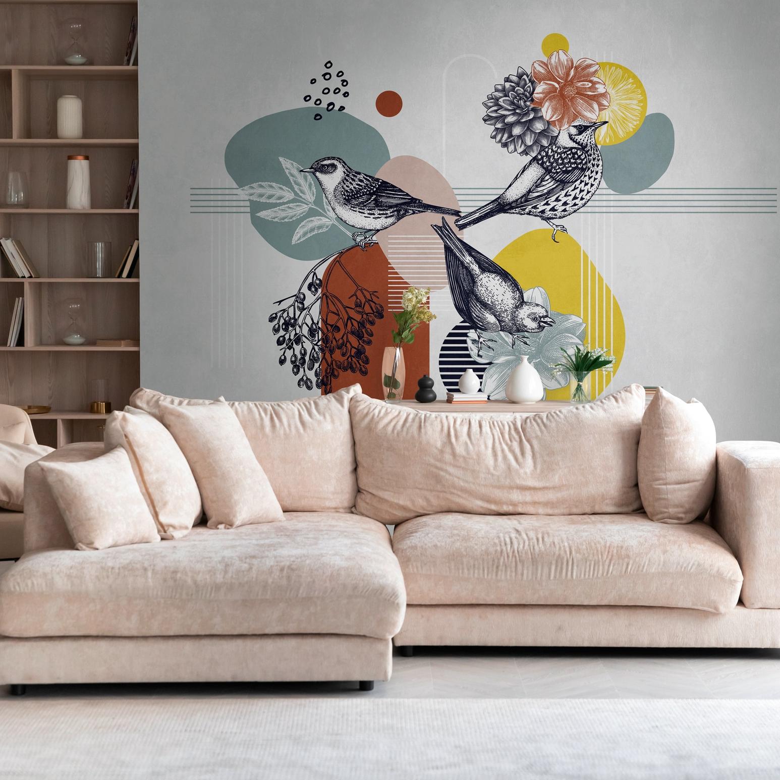 A.S. Creation Fototapete The Wall III 399101 Ein Motiv pro Rolle Abstrakt Bunt Grau