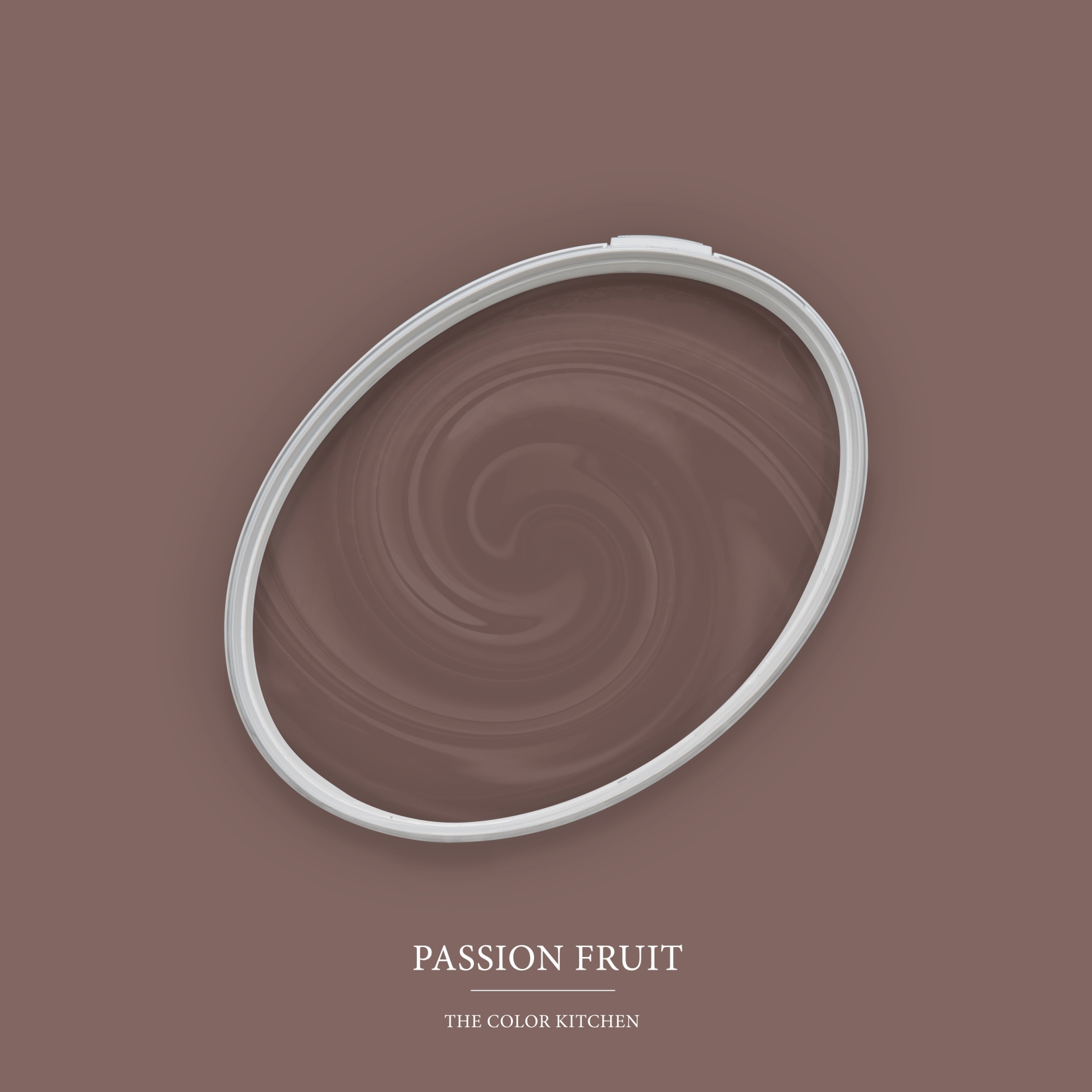 Wandfarbe Braun matt | The Color Kitchen Passion Fruit | Exklusive Innendispersion Hohe Deckkraft