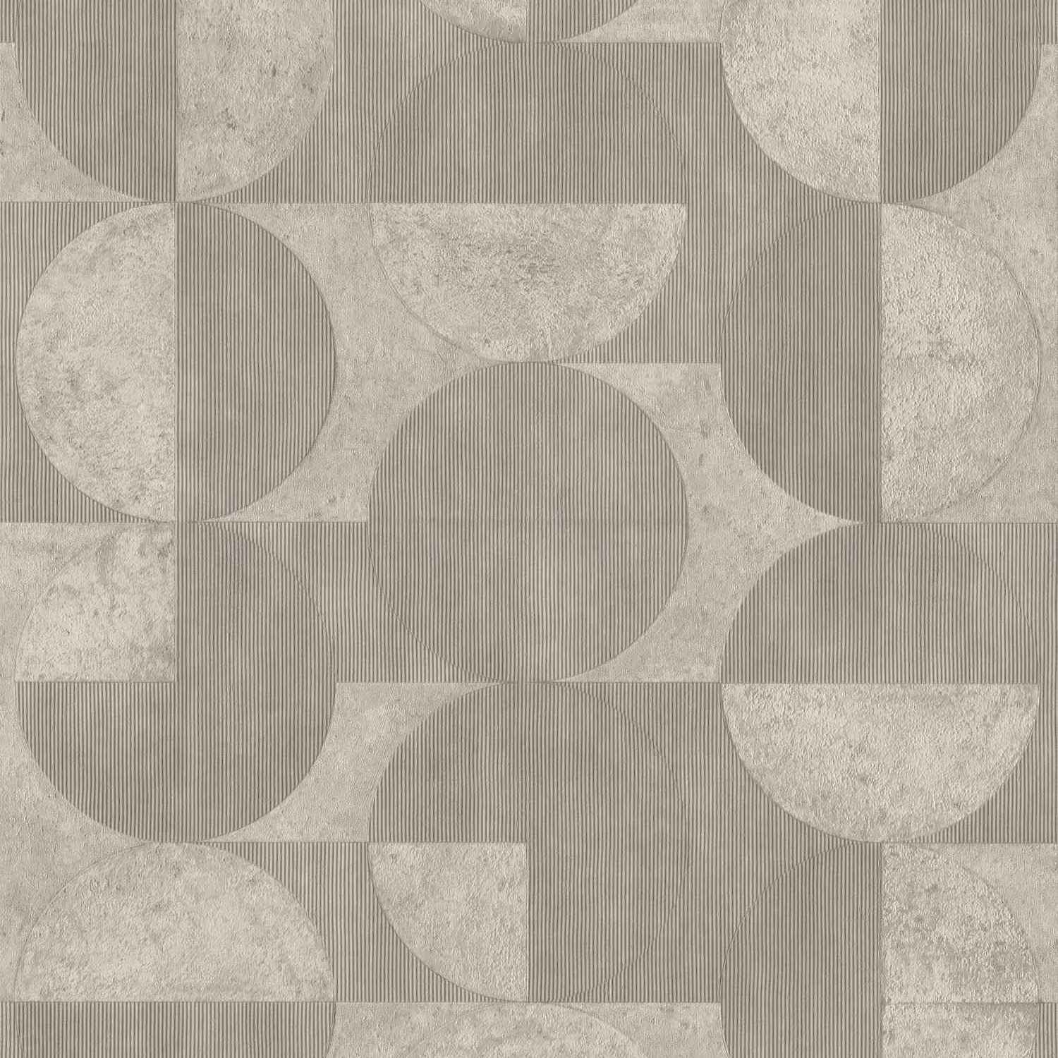 Rasch | Concrete | 521351 | Vliestapete | Vintage | Retro | 0.53 x 10.05 m | Grau