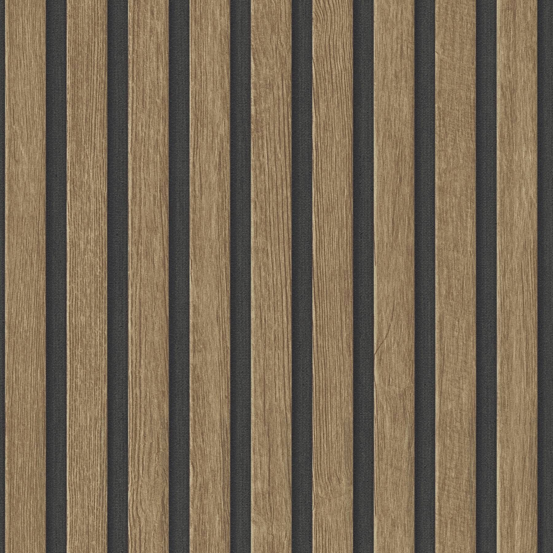 A.S. Creation | PintWalls II | Holzpaneele | 391098 | Vliestapete | 10.05 m x 0.53 m | Braun