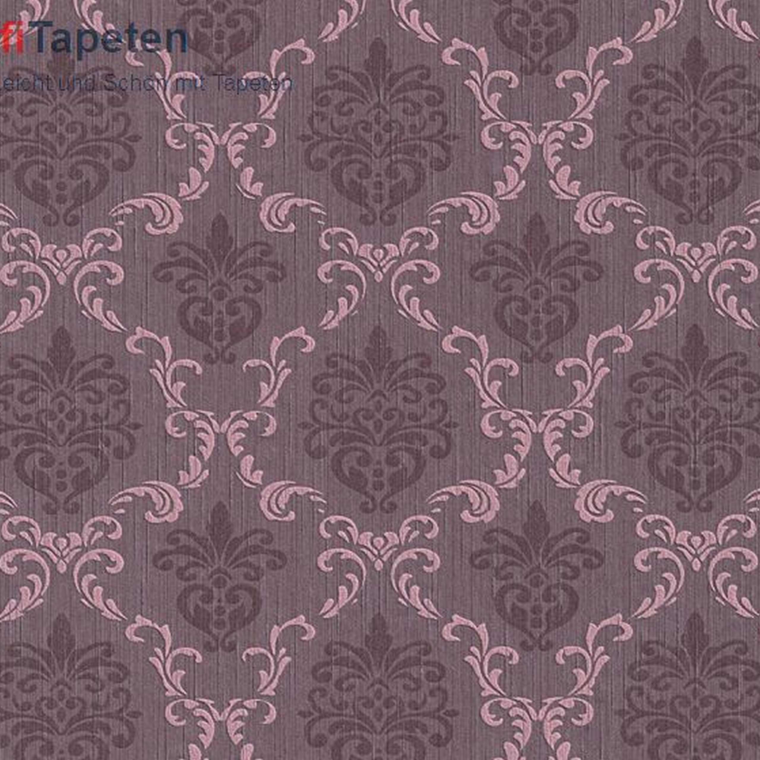 A.S. Creation | Tessuto | 956295 | Vliestapete | Barock | 0.53 x 10.05 m | Violett