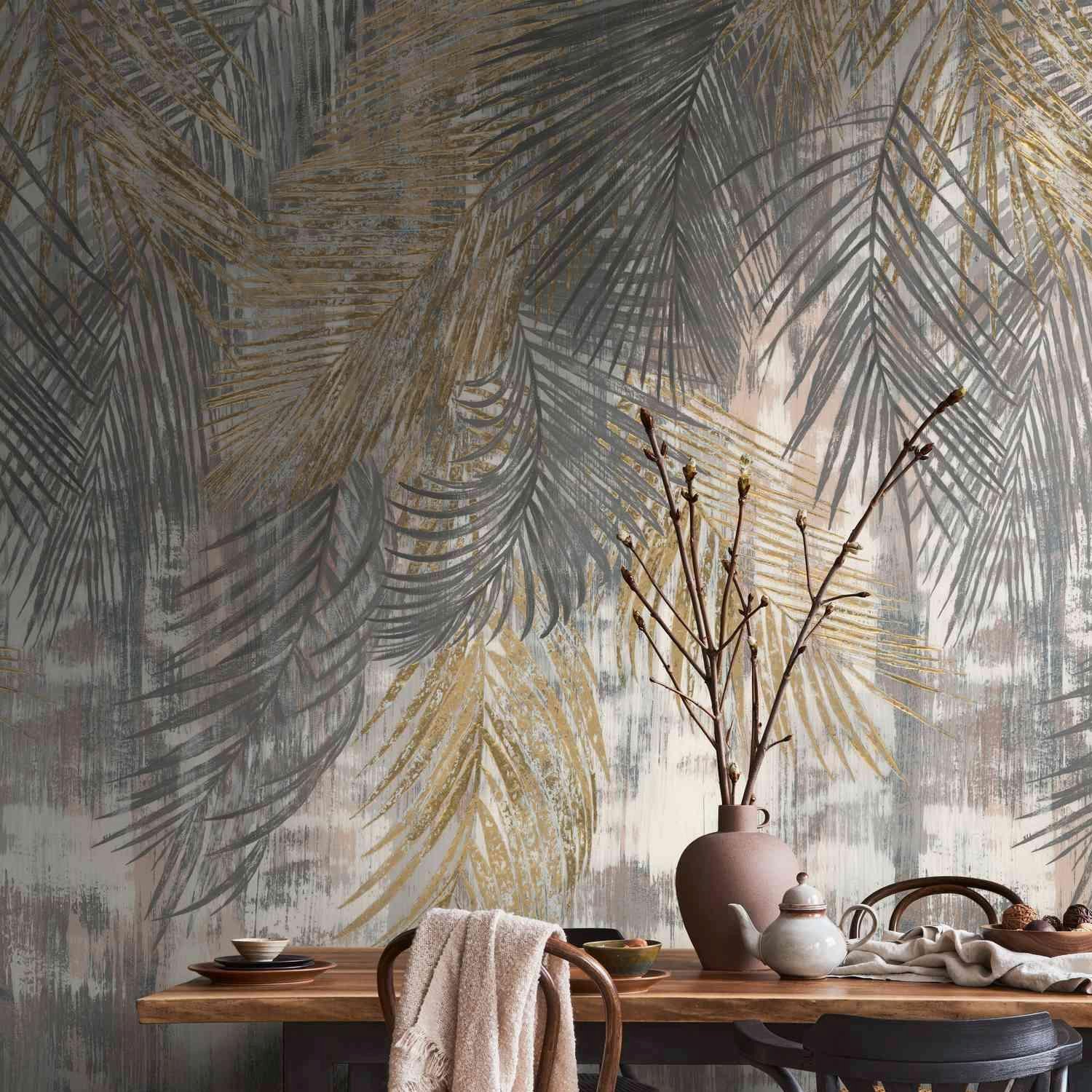 A.S. Creation Fototapete The Wall II 392611 Ein Motiv pro Rolle Botanisch Grau