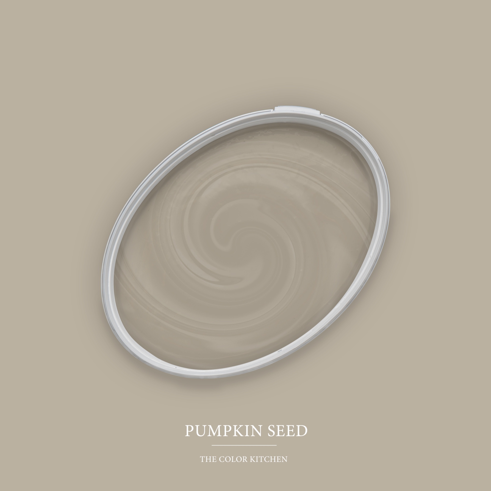 Wandfarbe Taupe matt | The Color Kitchen Pumpkin Seed | Exklusive Innendispersion Hohe Deckkraft
