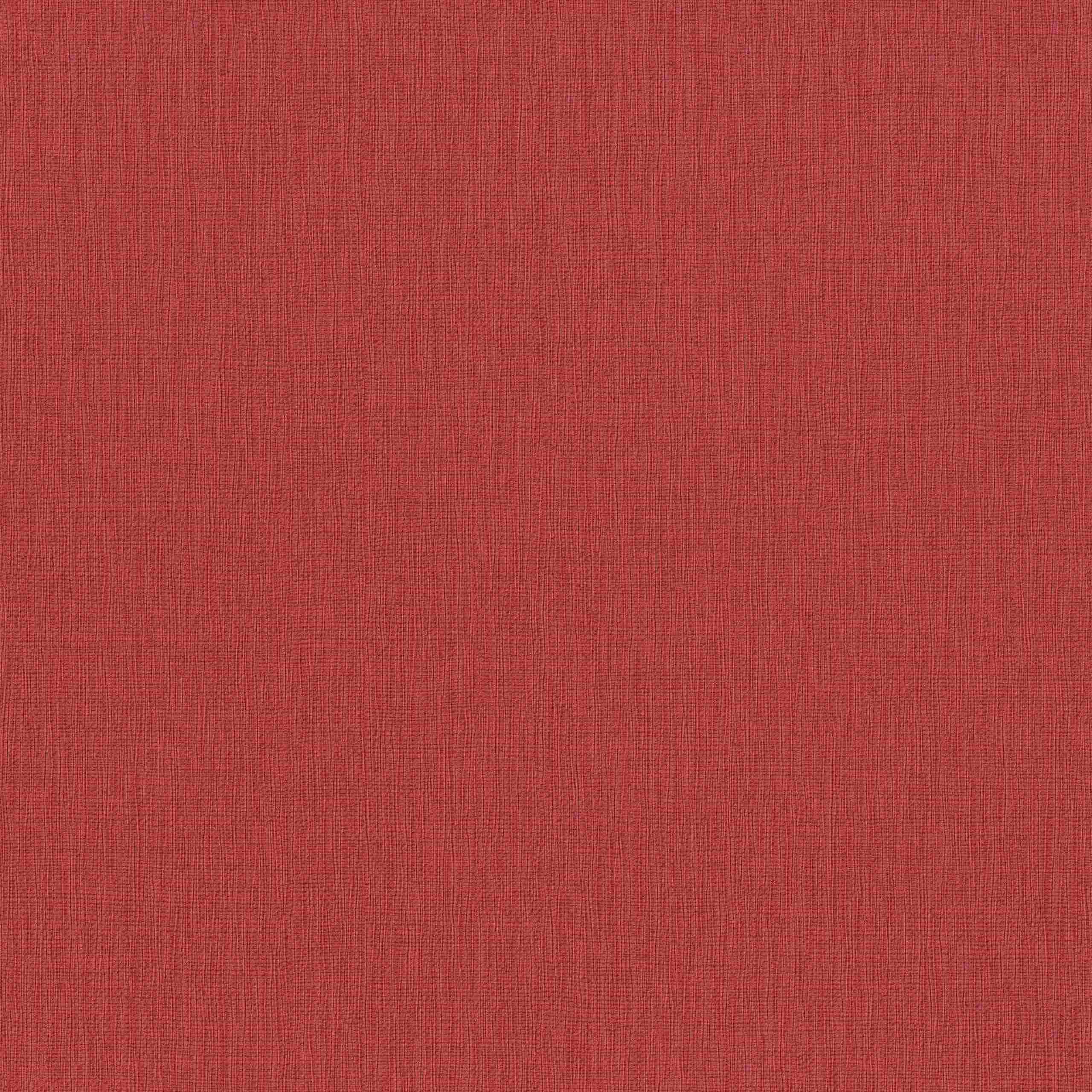Rasch | Highlands | 550474 | Vliestapete | Einfarbig | Uni | 0.53 x 10.05 m | Rot