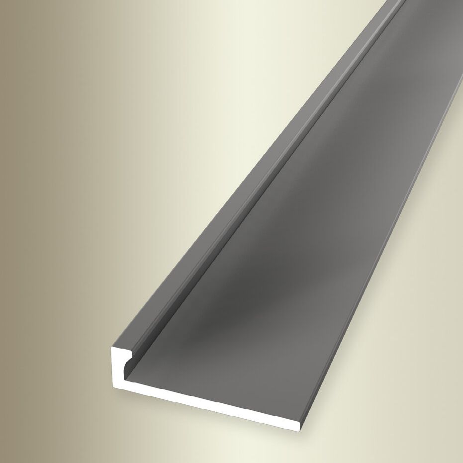 Küberit Einfass- & Abschlussprofile H 4.5 mm B 21 mm L 2500 mm Einfasshöhe 3 mm Alu elox