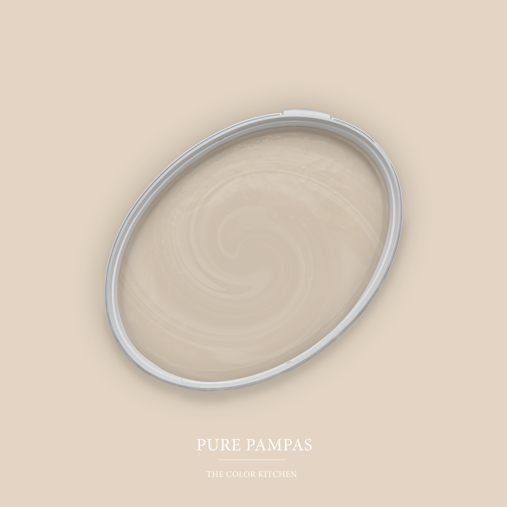 Wandfarbe Beige matt | The Color Kitchen Pure Pampas | Exklusive Innendispersion Hohe Farbintensität