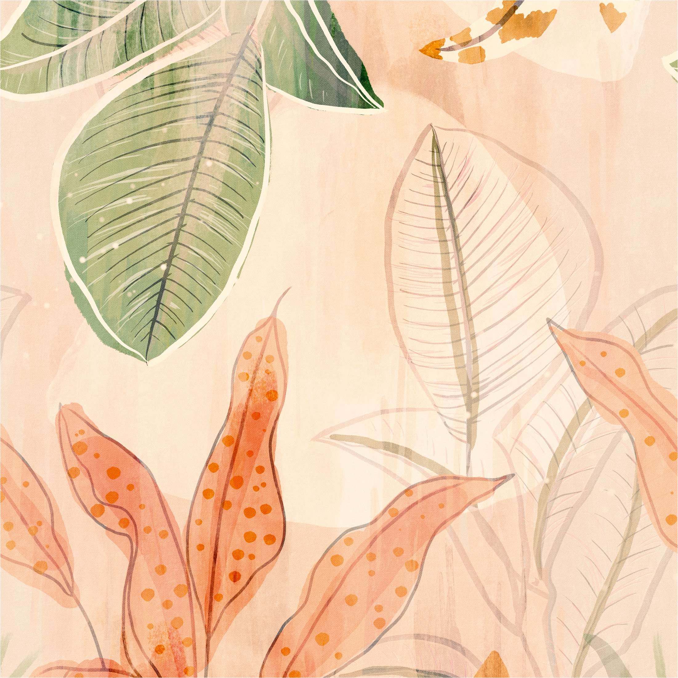 Fototapete A60701 Botanical / Dschungel 0.53 x 8.84 m ONE ROLL - ONE MOTIF II Grandeco