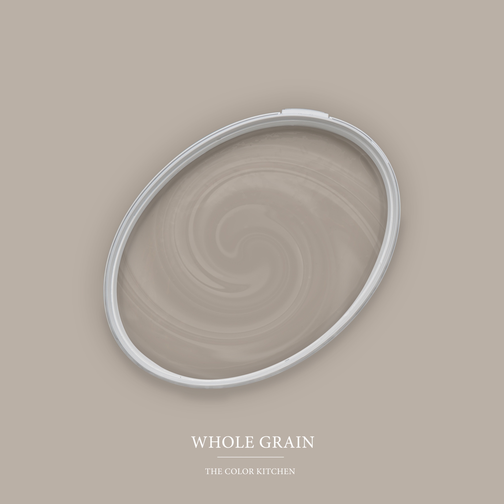 Wandfarbe Taupe matt | The Color Kitchen Whole Grain | Exklusive Innendispersion Hohe Farbintensität