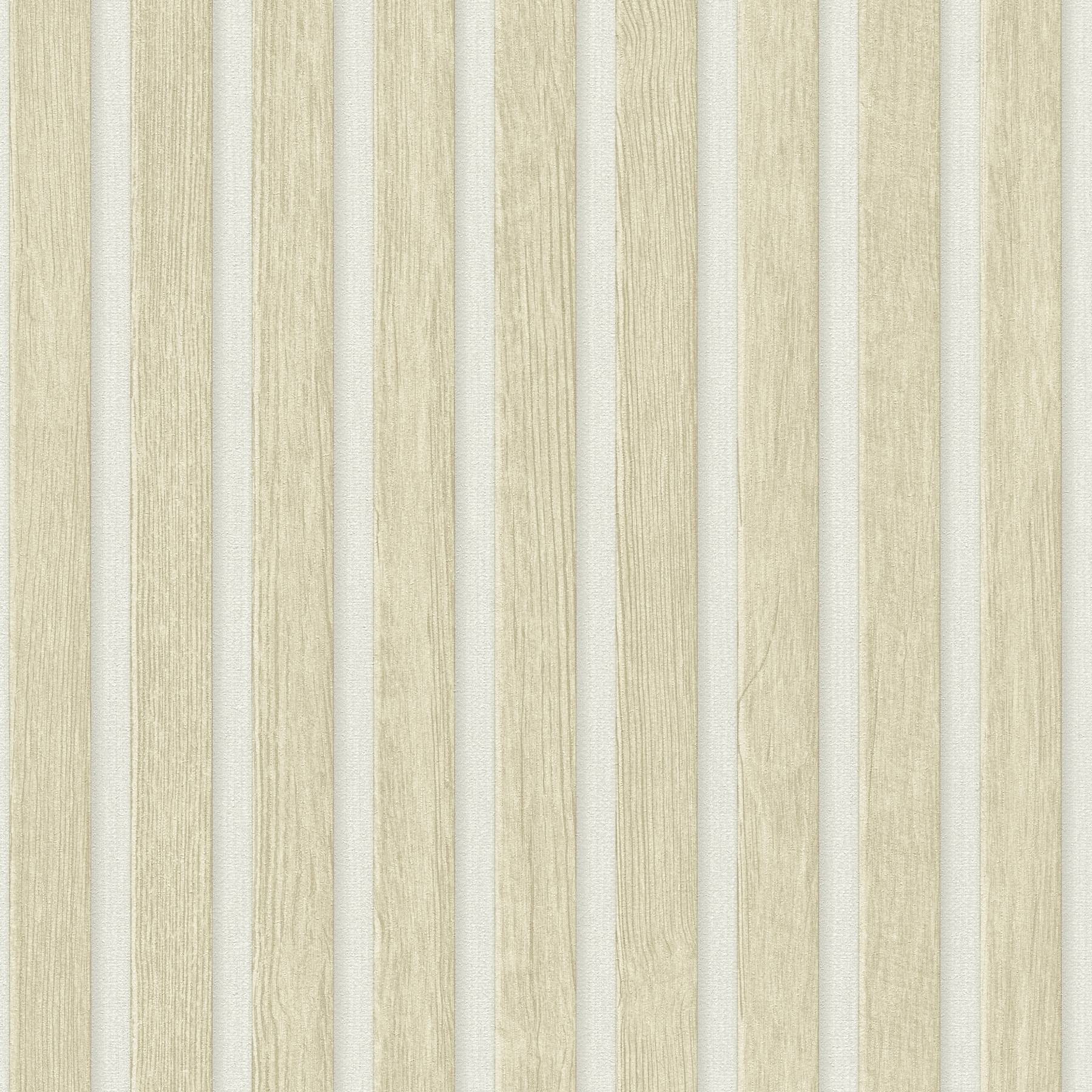 A.S. Creation | PintWalls II | Holzpaneele | 391097 | Vliestapete | 10.05 m x 0.53 m | Beige