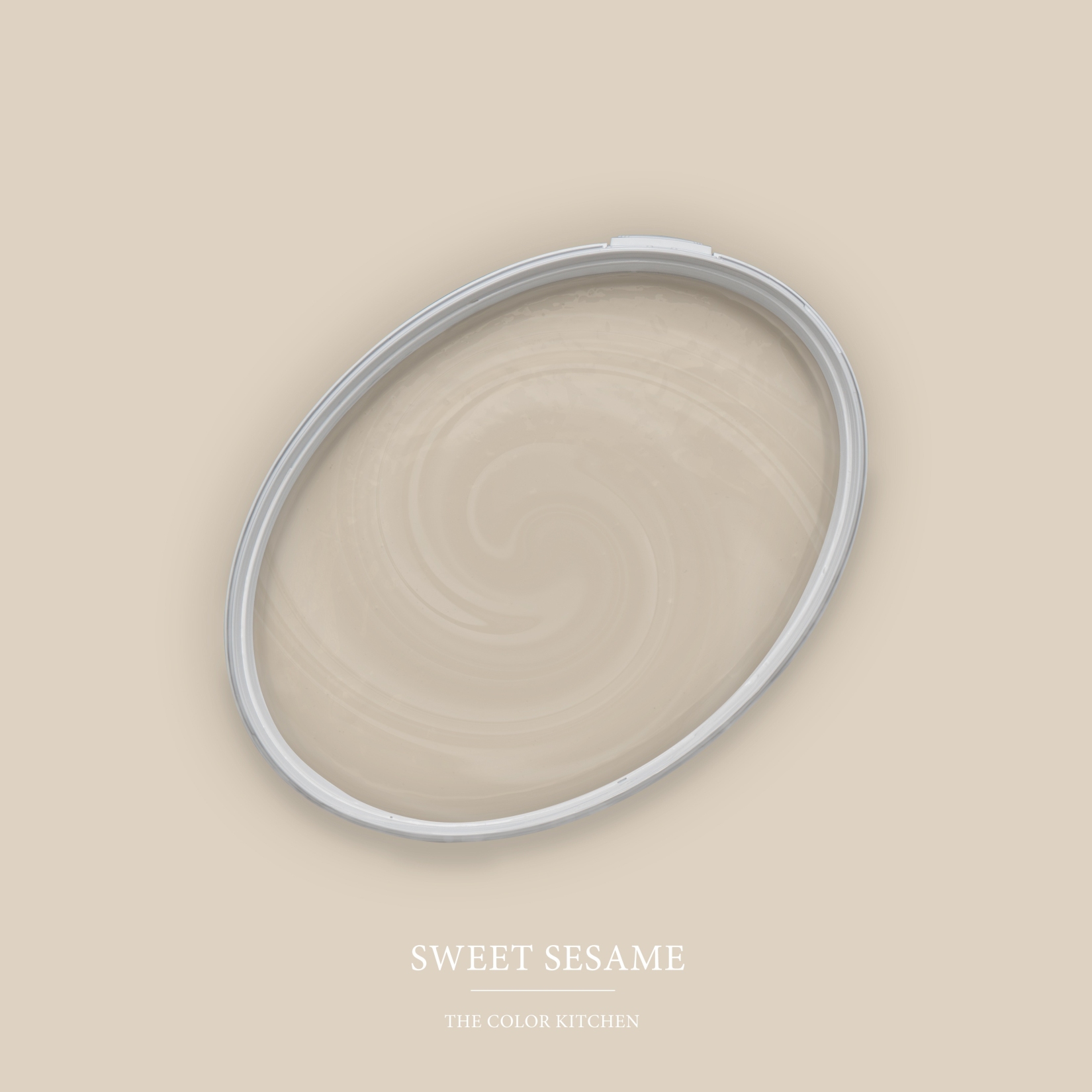 Wandfarbe Beige matt | The Color Kitchen Sweet Sesame | Exklusive Innendispersion Hohe Deckkraft