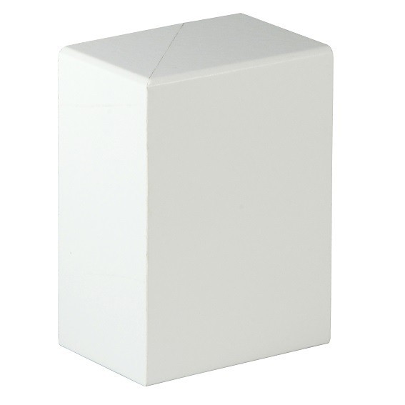 Neuhofer | Endstücke für Heizrohrabdeckleiste FRA02 | Kunststoff | 41 x 91 mm | 2 Stück | Weiß