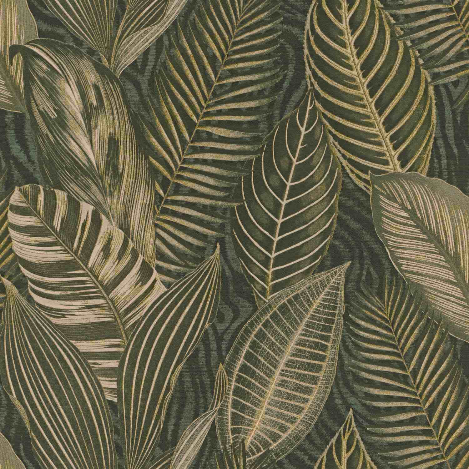 Rasch | African Queen III | 751826 | Vliestapete | Botanisch | 0.53 x 10.05 m | Grün