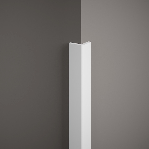 MD237_01 Eckschutzleiste MD237 30 x 30 x 2000 mm Polyforce Weiß Tapeteneckschutzleiste Mardom