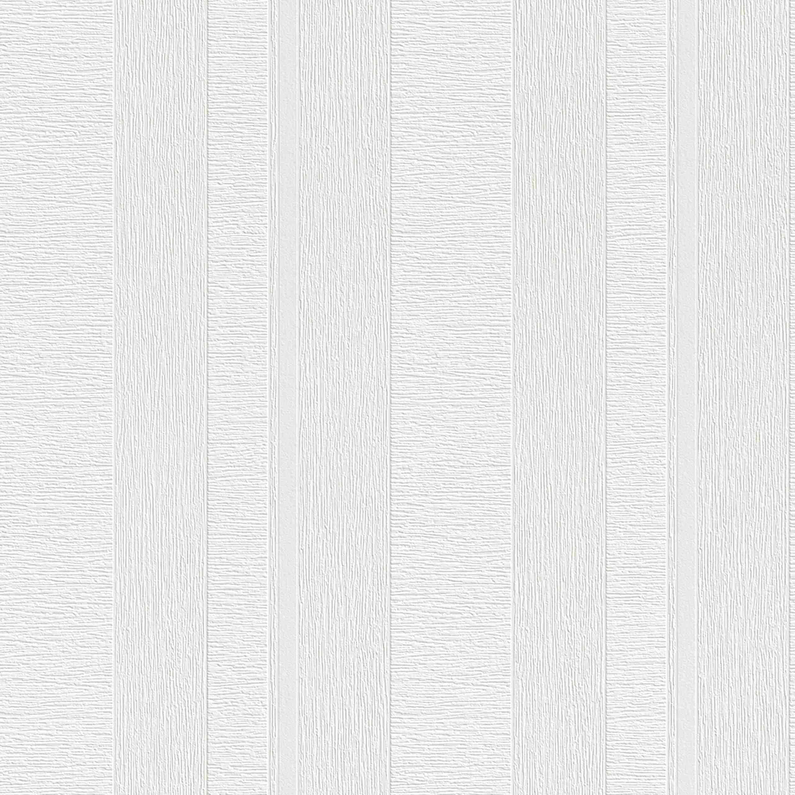 Rasch | Wallton | 142402 | Vliestapete | Einfarbig | Uni | 0.53 x 10.05 m | Weiß