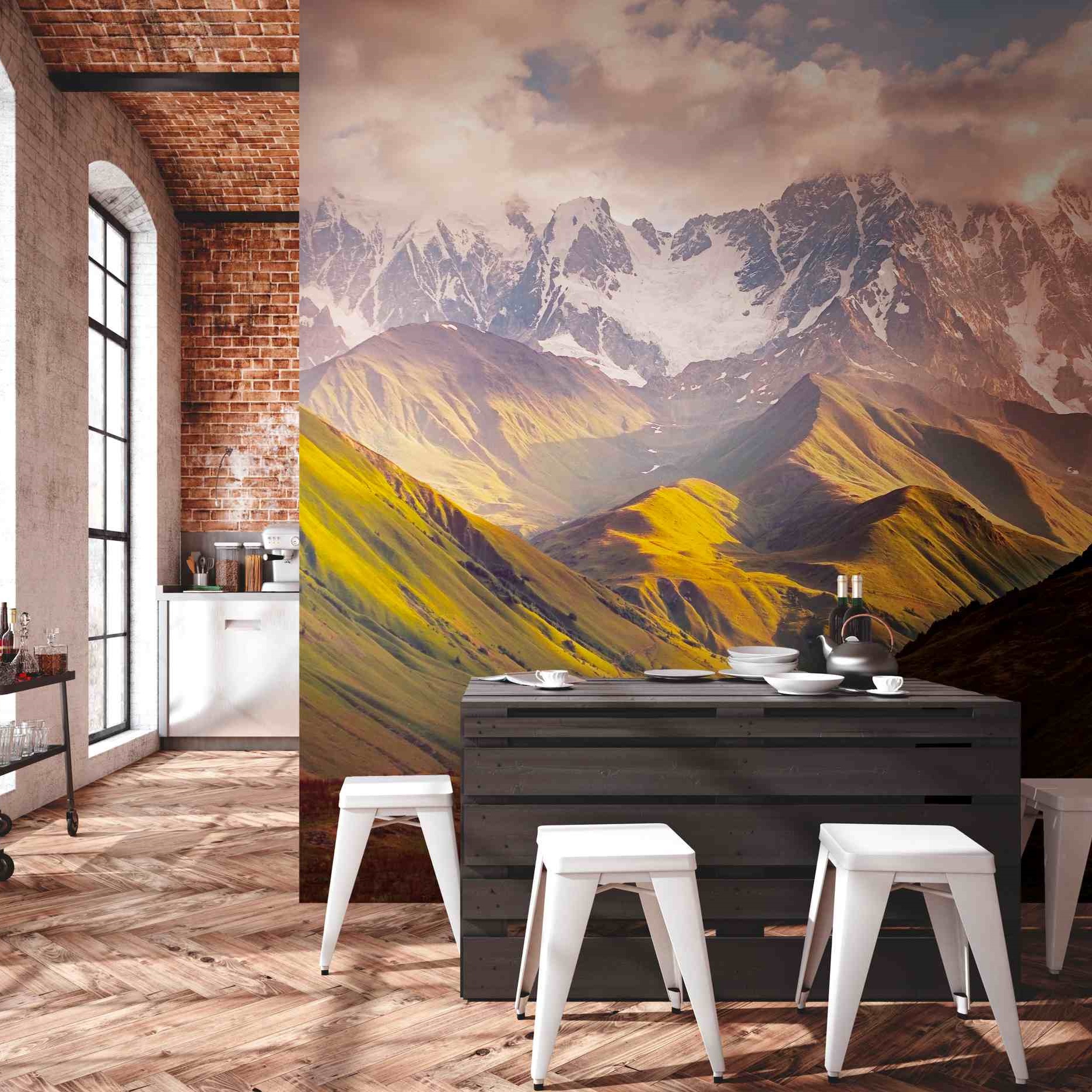 A.S. Creation Fototapete The Wall 382571 Ein Motiv pro Rolle Landschaft Grün