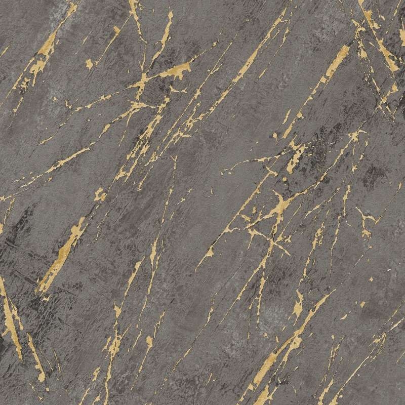 A.S. Creation | The BOS | 388175 | Vliestapete | Marmor | 0.53 x 10.05 m | Anthrazit