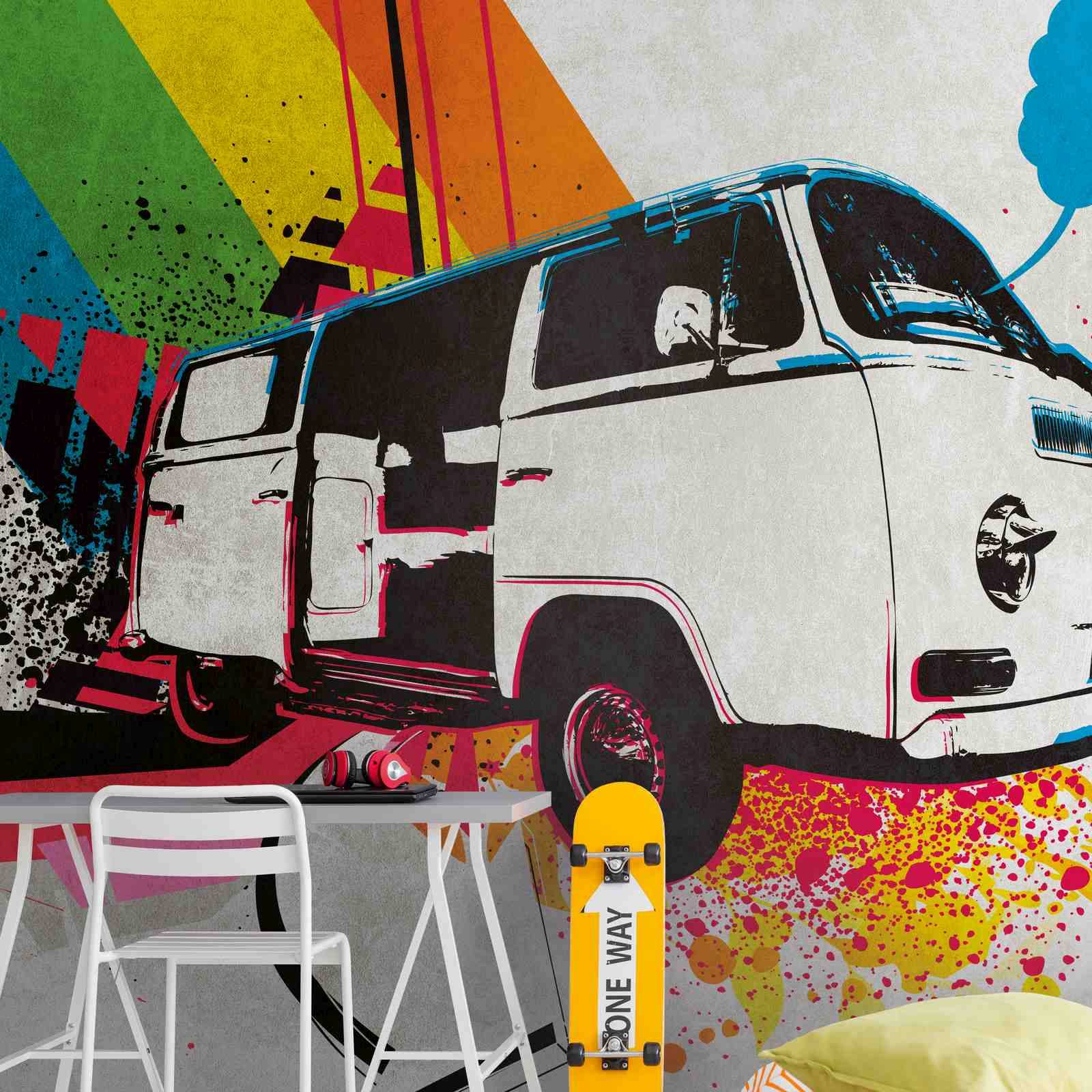 A.S. Creation Fototapete The Wall 383021 Ein Motiv pro Rolle Botanisch Bunt