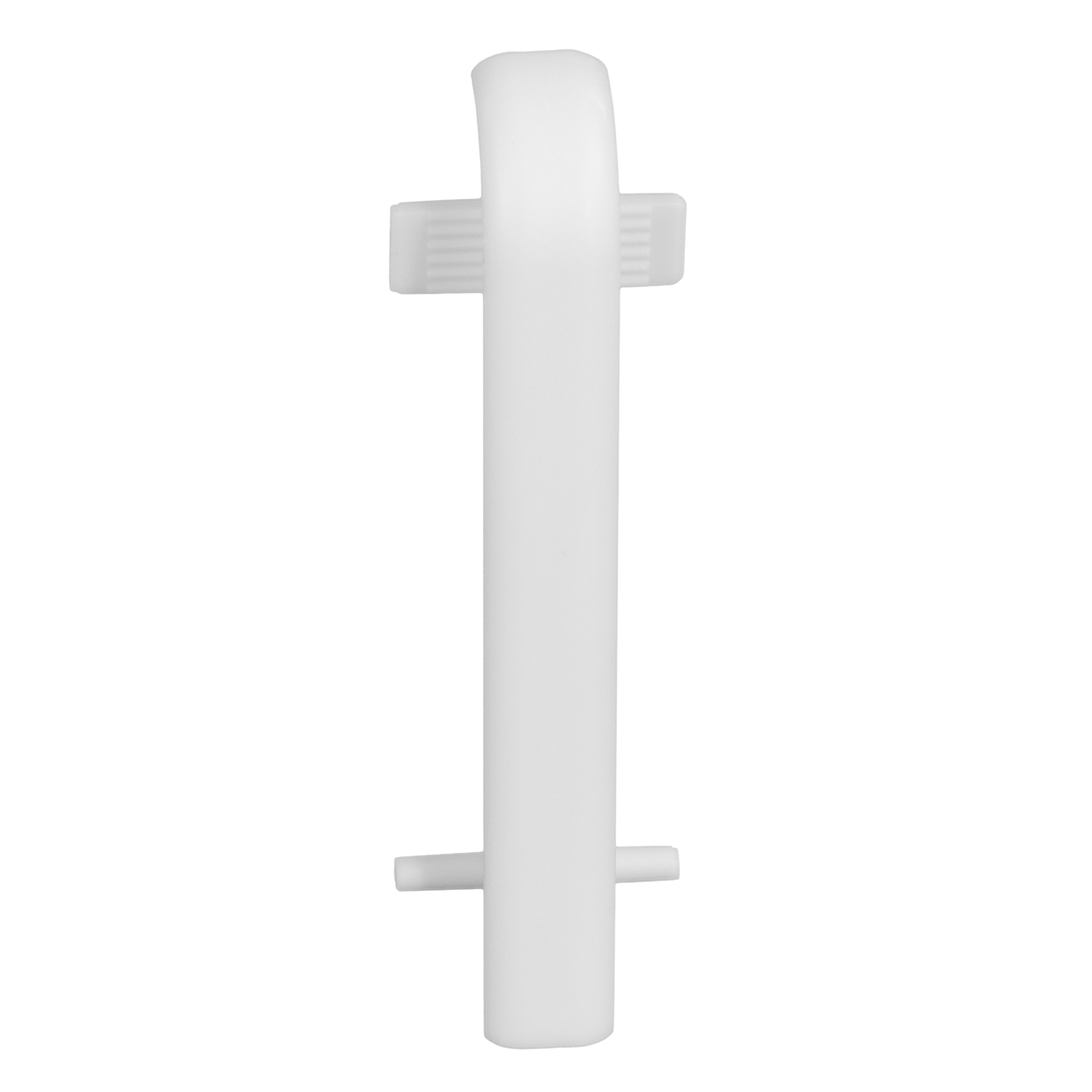 Verbinder für MDF Sockelleiste 19 x 58 mm | Kunststoff Verbinder weiß robust 2 Stück