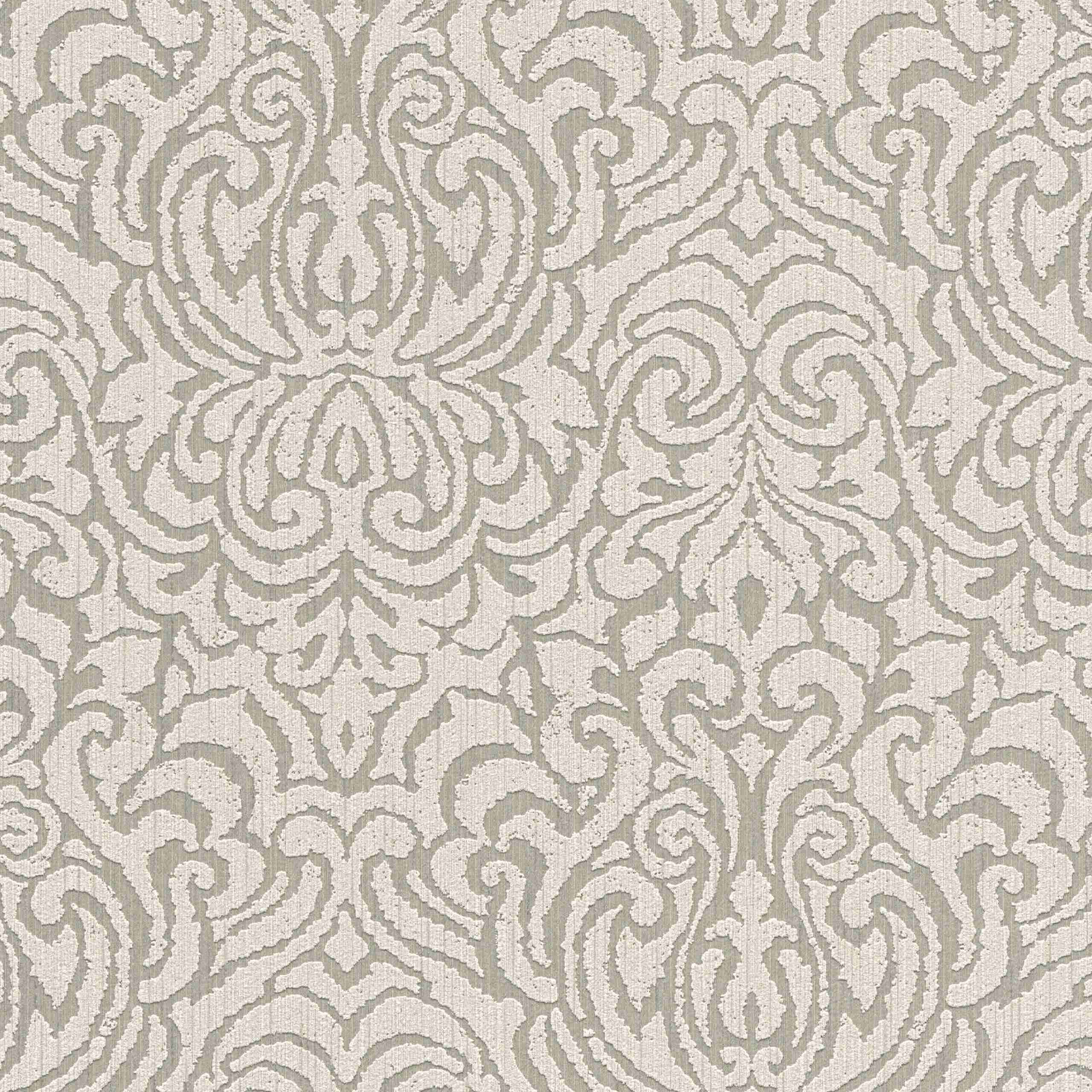 A.S. Creation | AP Tessuto II | 961931 | Vliestapete | Barock | 0.53 x 10.05 m | Beige