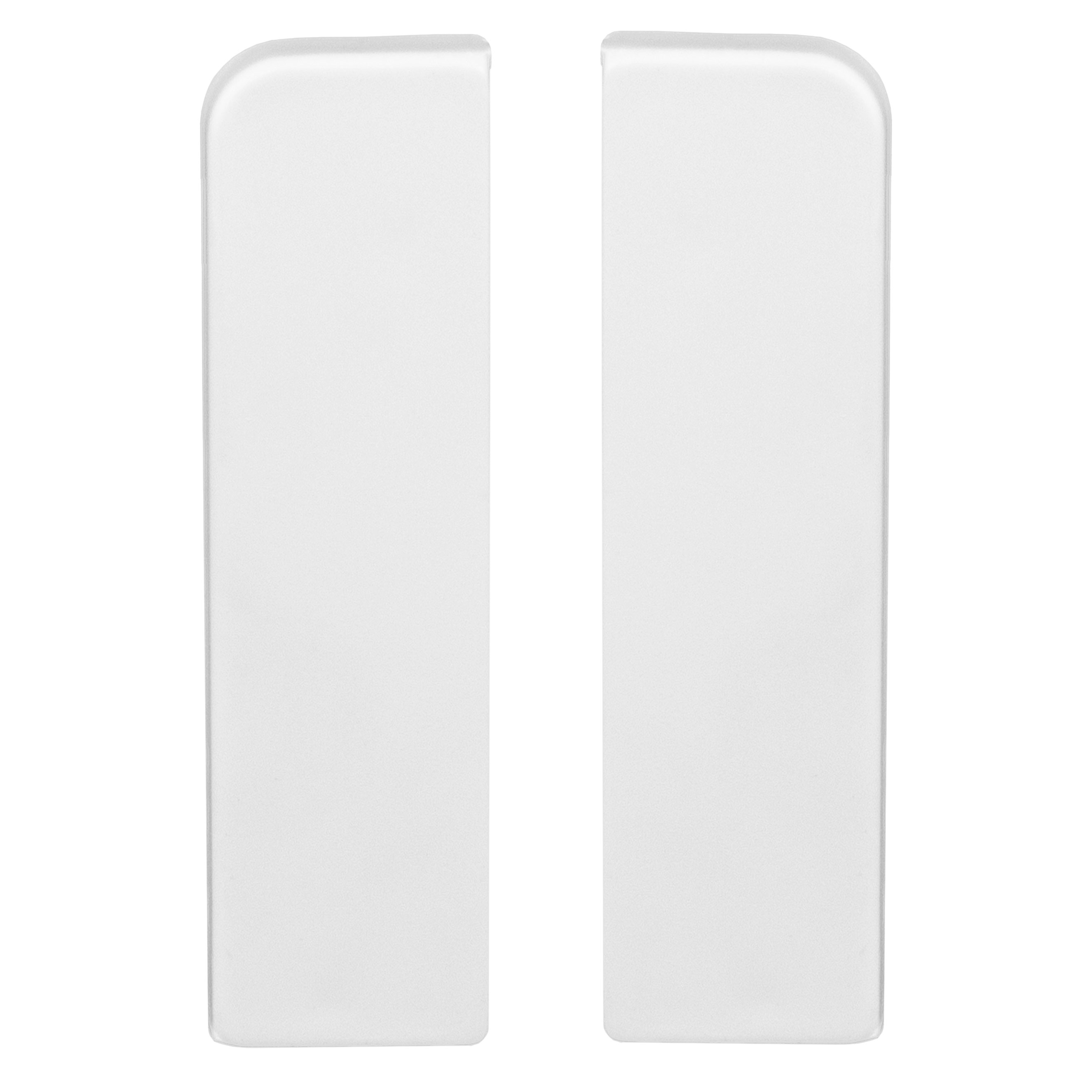 Endkappen für MDF Sockelleisten 15 x 58 mm Kunststoff  Weiß 2 Stück Neuhofer