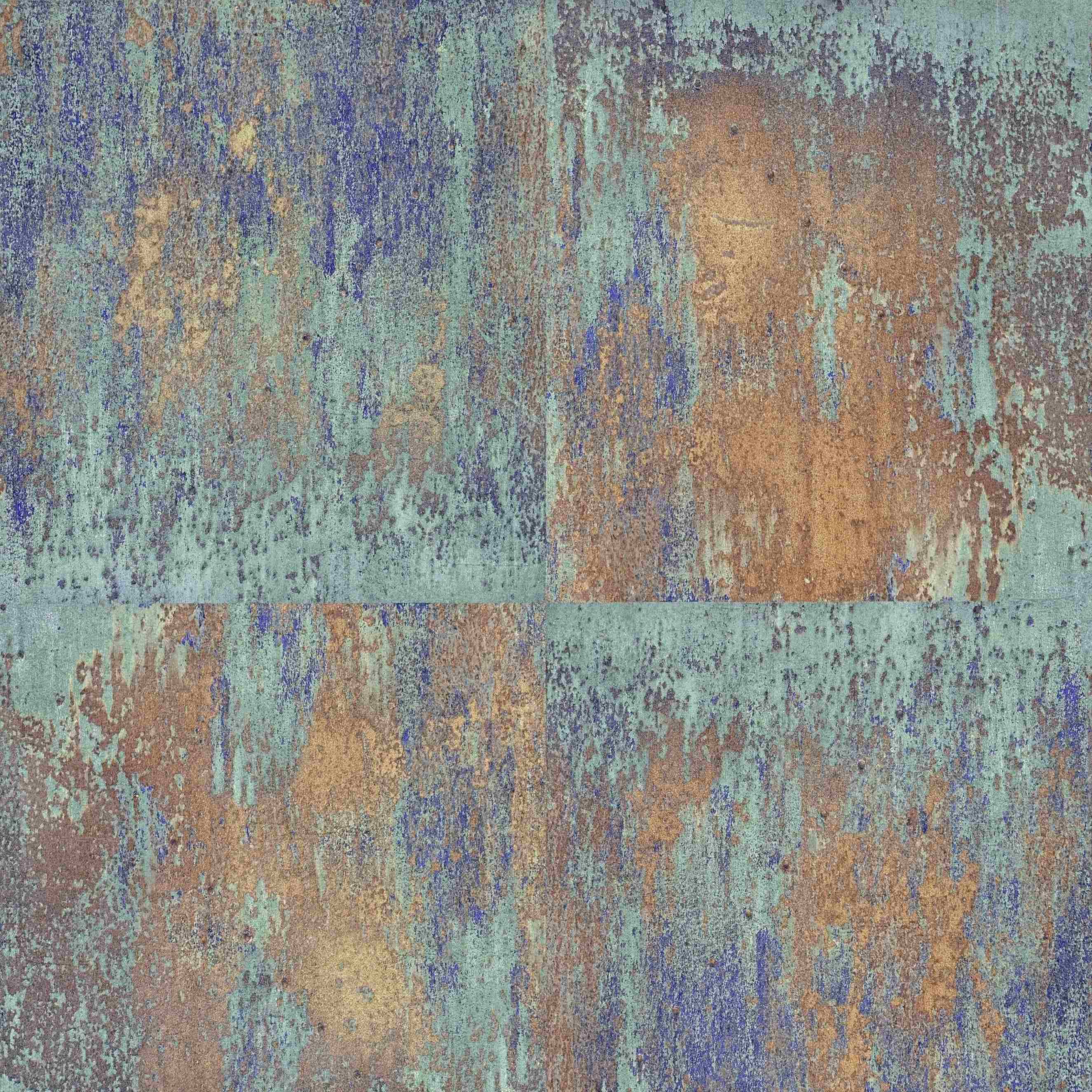 A.S. Creation | Elements | 361181 | Vliestapete | Vintage | Retro | 0.53 x 10.05 m | Blau