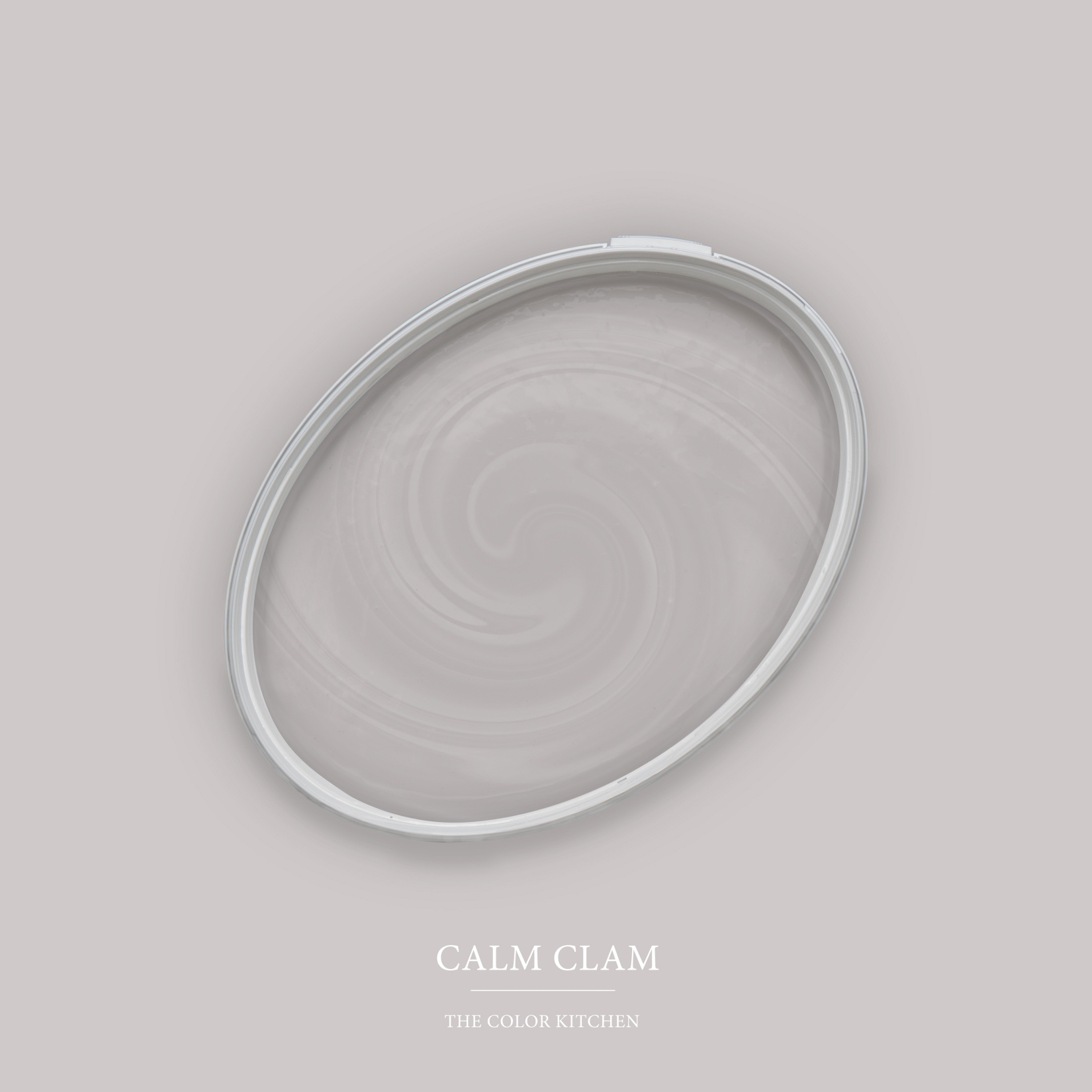 Wandfarbe Grau matt | The Color Kitchen Calm Clam | Exklusive Innendispersion Hohe Farbintensität