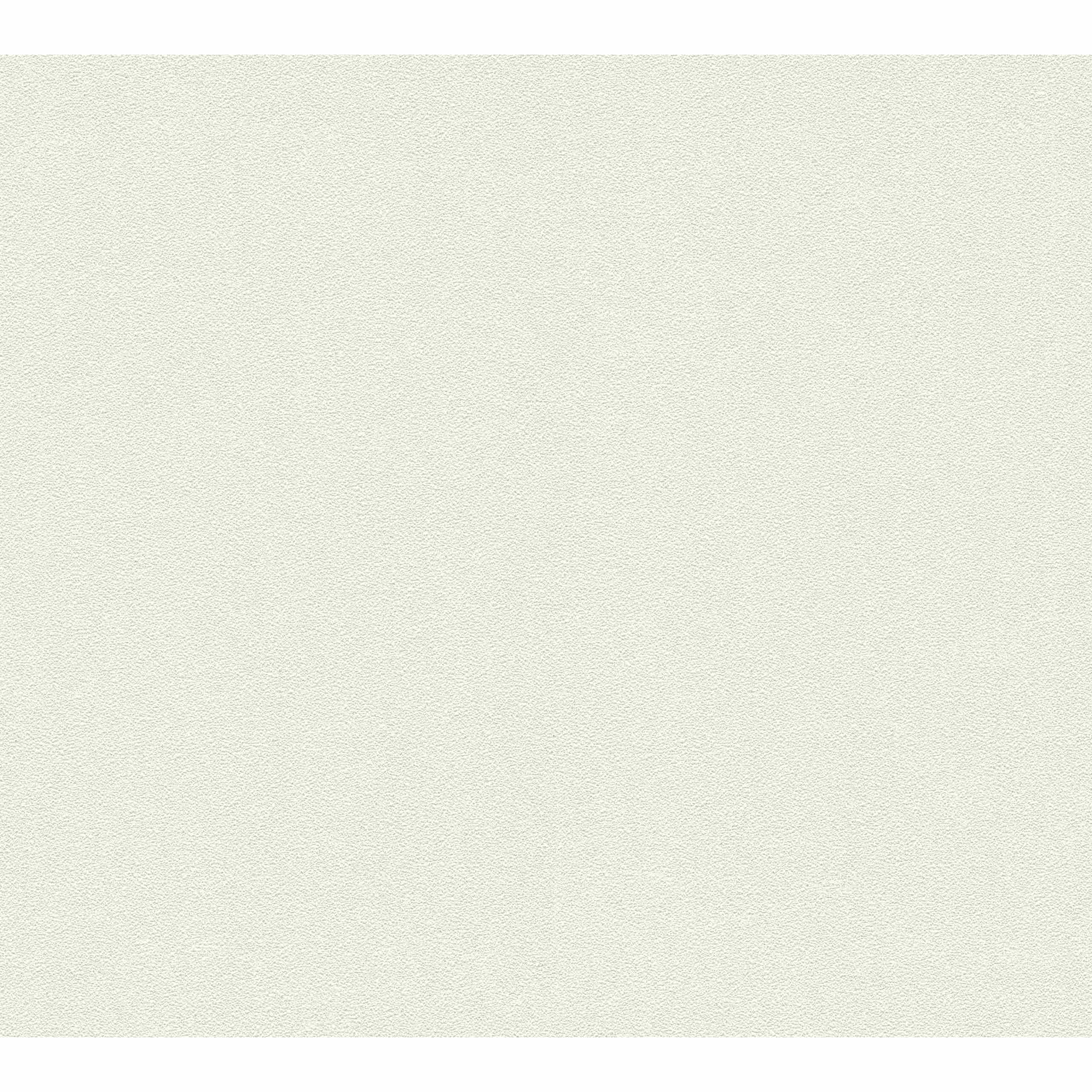 A.S. Creation | Trendwall | 372723 | Vliestapete | Einfarbig | Uni | 0.53 x 10.05 m | Weiß