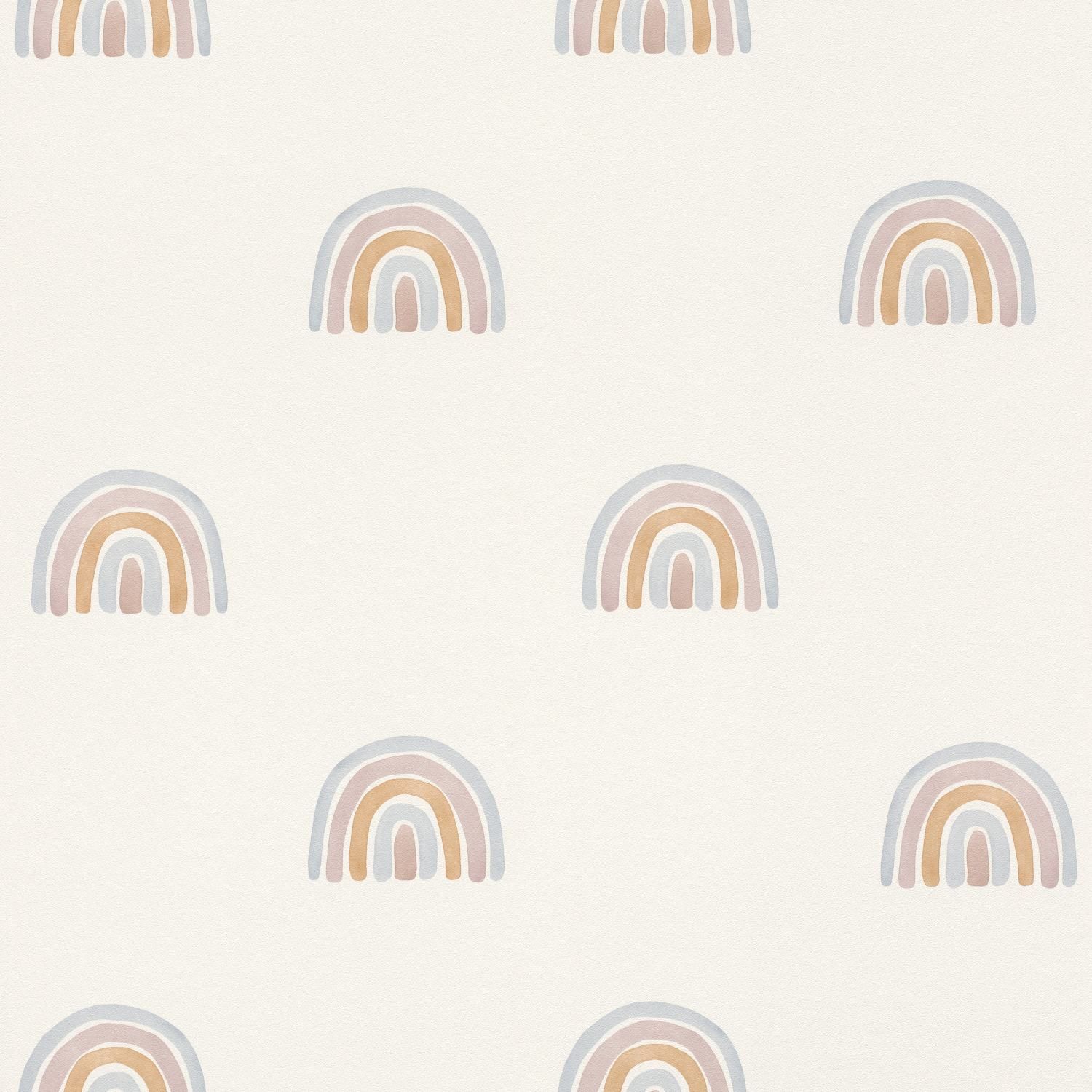Rasch | Bambino XIX | 252231 | Vliestapete | Kindertapete | 0.53 x 10.05 m | Blau | Weiß | Braun