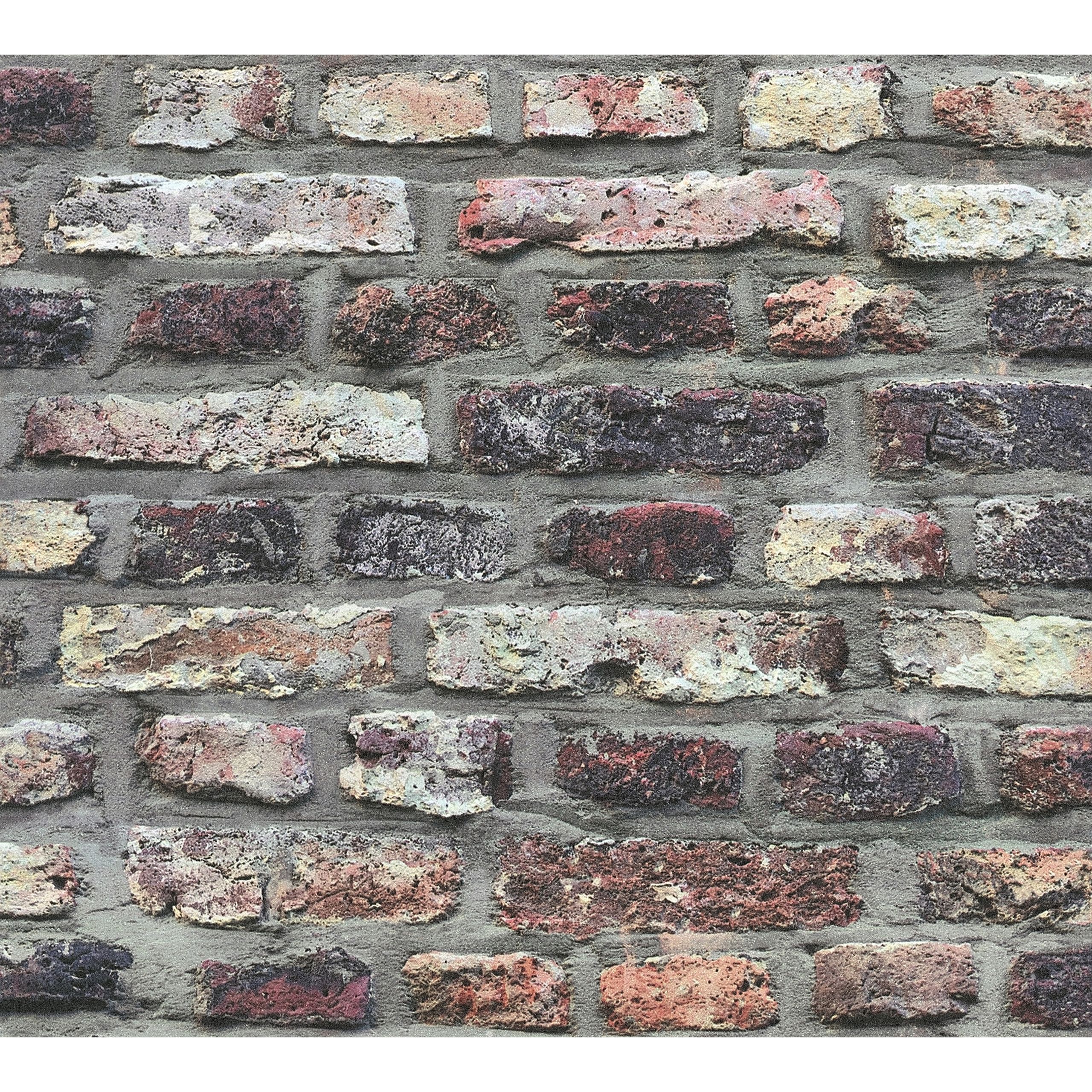 A.S. Creation | Il Decoro | 362811 | Vliestapete | Steinoptik | 0.53 x 10.05 m | Rot