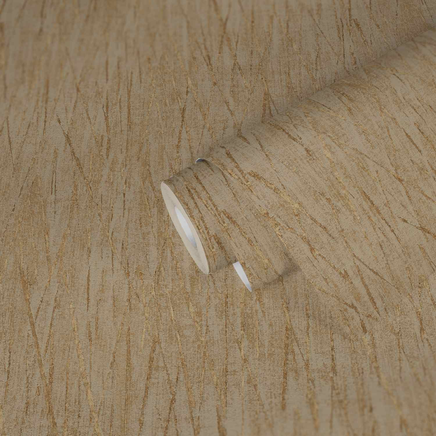 A.S. Creation | #Hygge | 385985 | Vliestapete | Struktur | 0.53 x 10.05 m | Braun