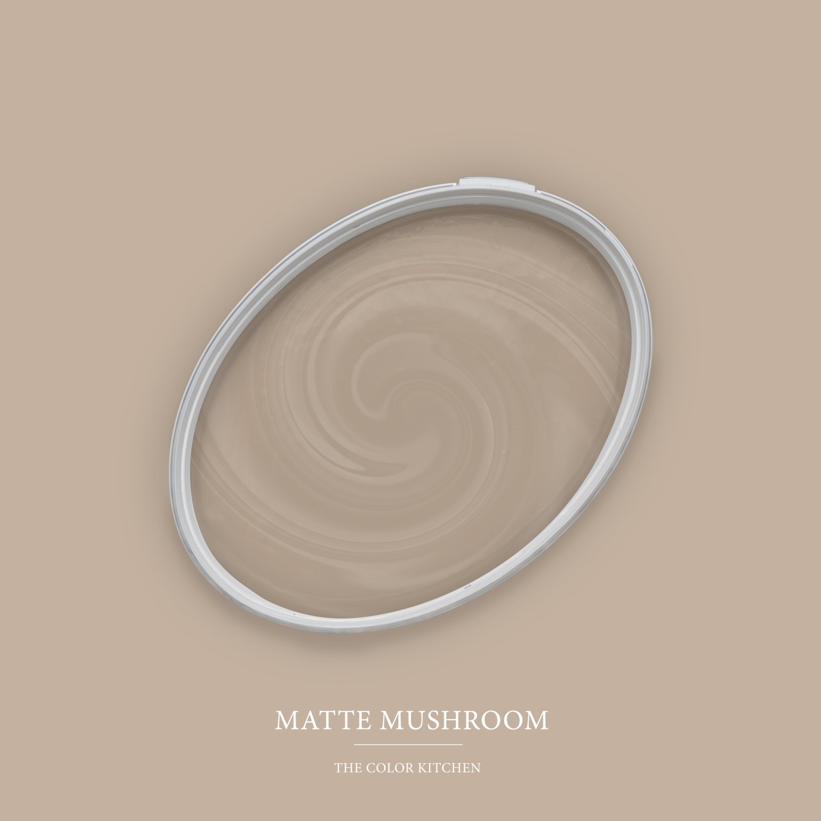 Wandfarbe Beige matt | The Color Kitchen Matte Mushroom | Exklusive Innendispersion Hohe Deckkraft