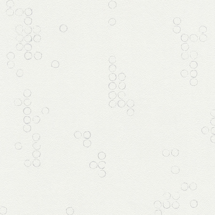 A.S. Creation | Shades of White | 377631 | Vliestapete | Muster & Motive | 10.05 x 0.53 m | Weiß