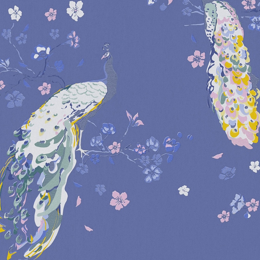 A.S. Creation | House of Turnowsky | 389063 | Vliestapete | Tiere | 10.05 x 0.53 m | Blau