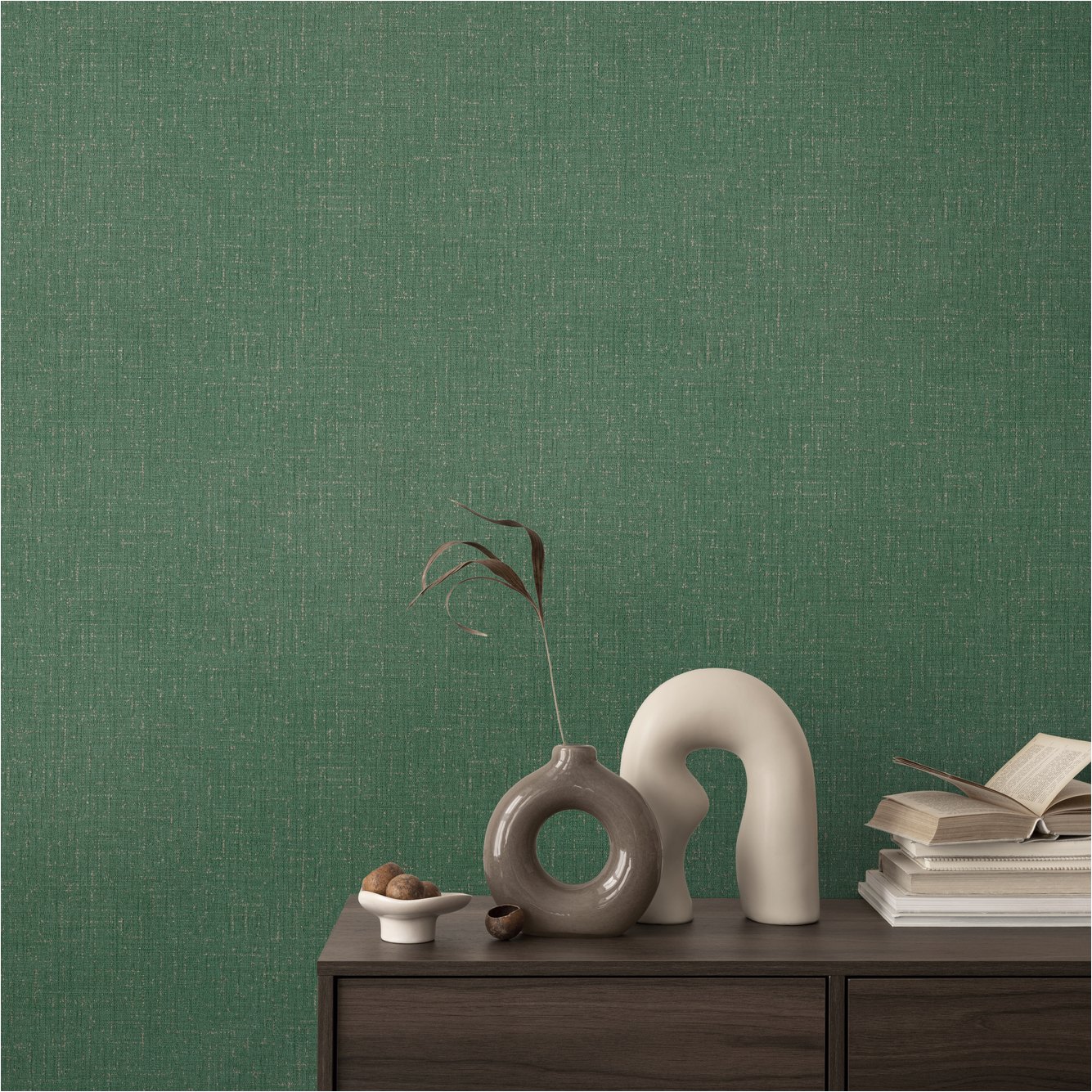 Vliestapete 790673 Grün Uni Einfarbig CosmoLiving by Cosmopolitan A.S. Creation