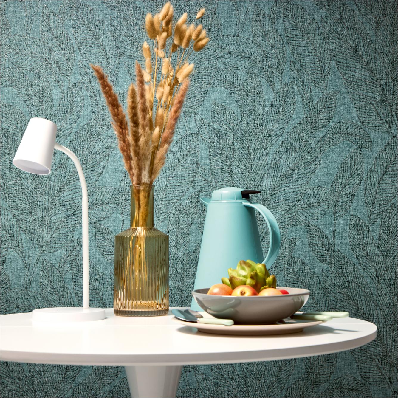 Vliestapete 790644 Grün Palmenblätter Dschungel CosmoLiving by Cosmopolitan A.S. Creation