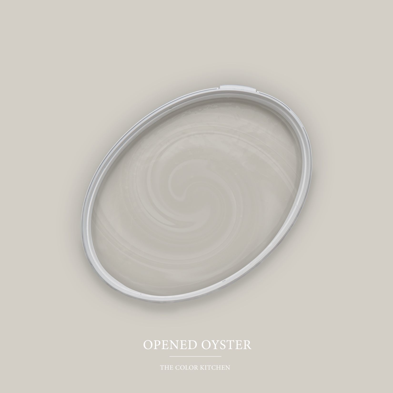 Wandfarbe Taupe matt | The Color Kitchen Opened Oyster | Exklusive Innendispersion Hohe Deckkraft