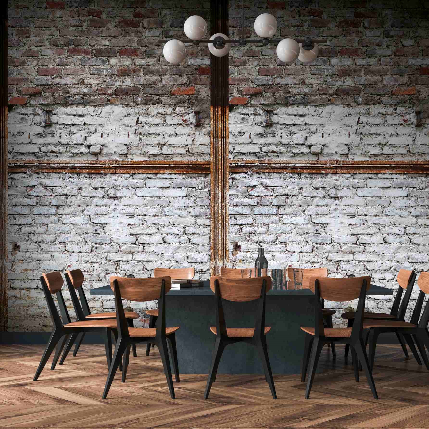 A.S. Creation Fototapete The Wall 383501 Ein Motiv pro Rolle Steinoptik Grau