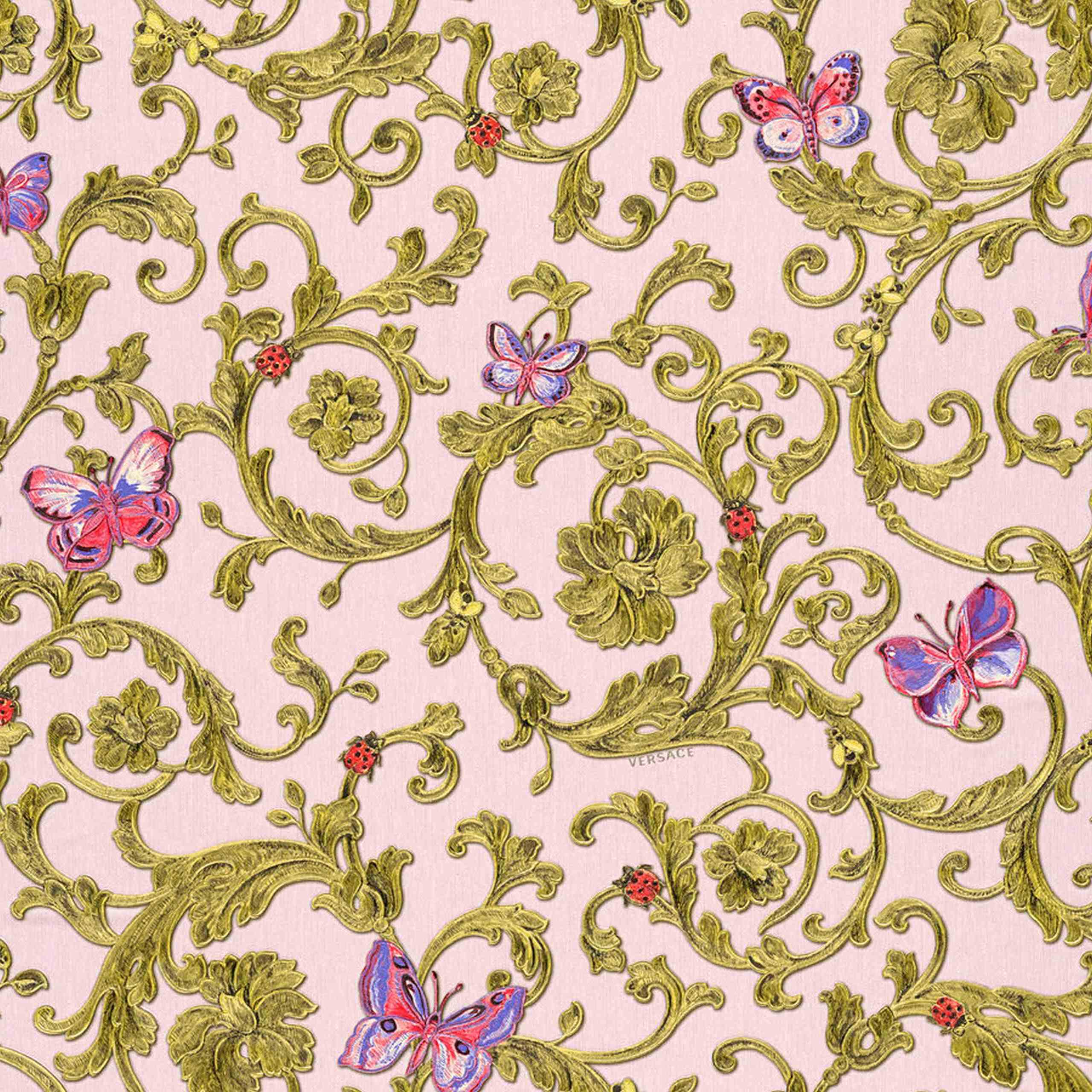A.S. Creation | Versace 3 | 343254 | Vliestapete | Vintage | Retro | 0.7 x 10.05 m | Grün