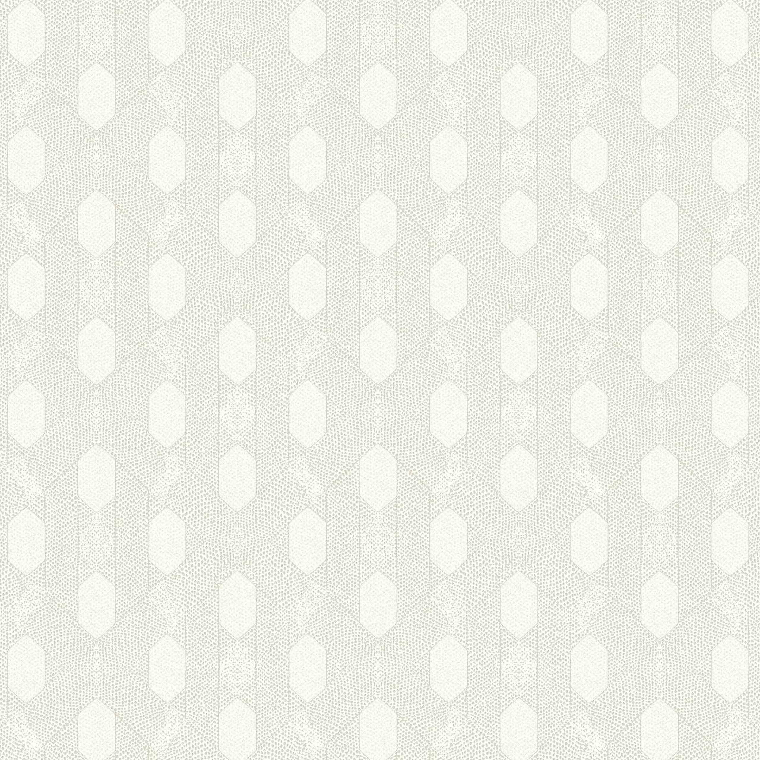 A.S. Creation | Absolutely Chic | 369733 | Vliestapete | 3D Optik | 0.53 x 10.05 m | Weiß