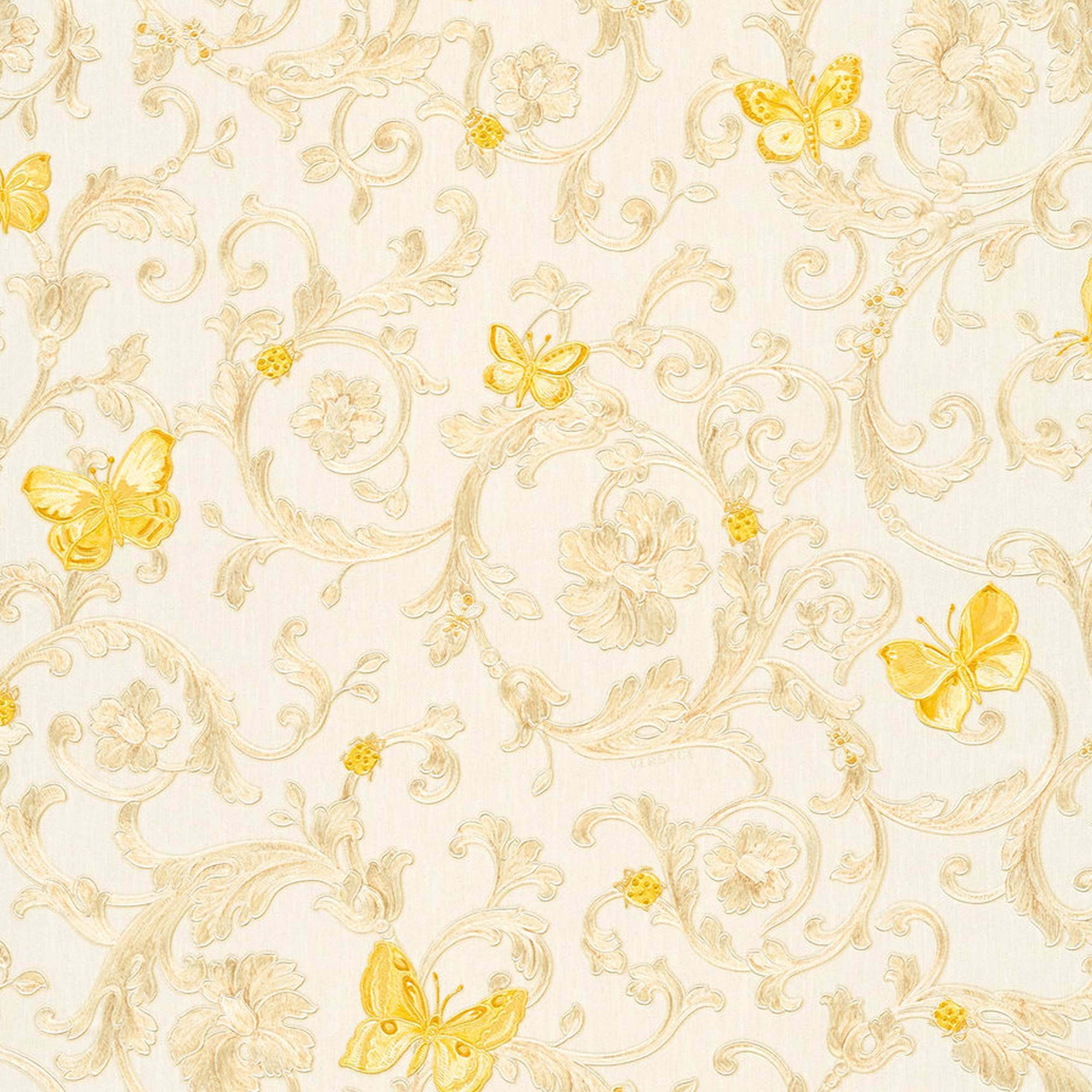 A.S. Creation | Versace 3 | 343251 | Vliestapete | Vintage | Retro | 0.7 x 10.05 m | Creme